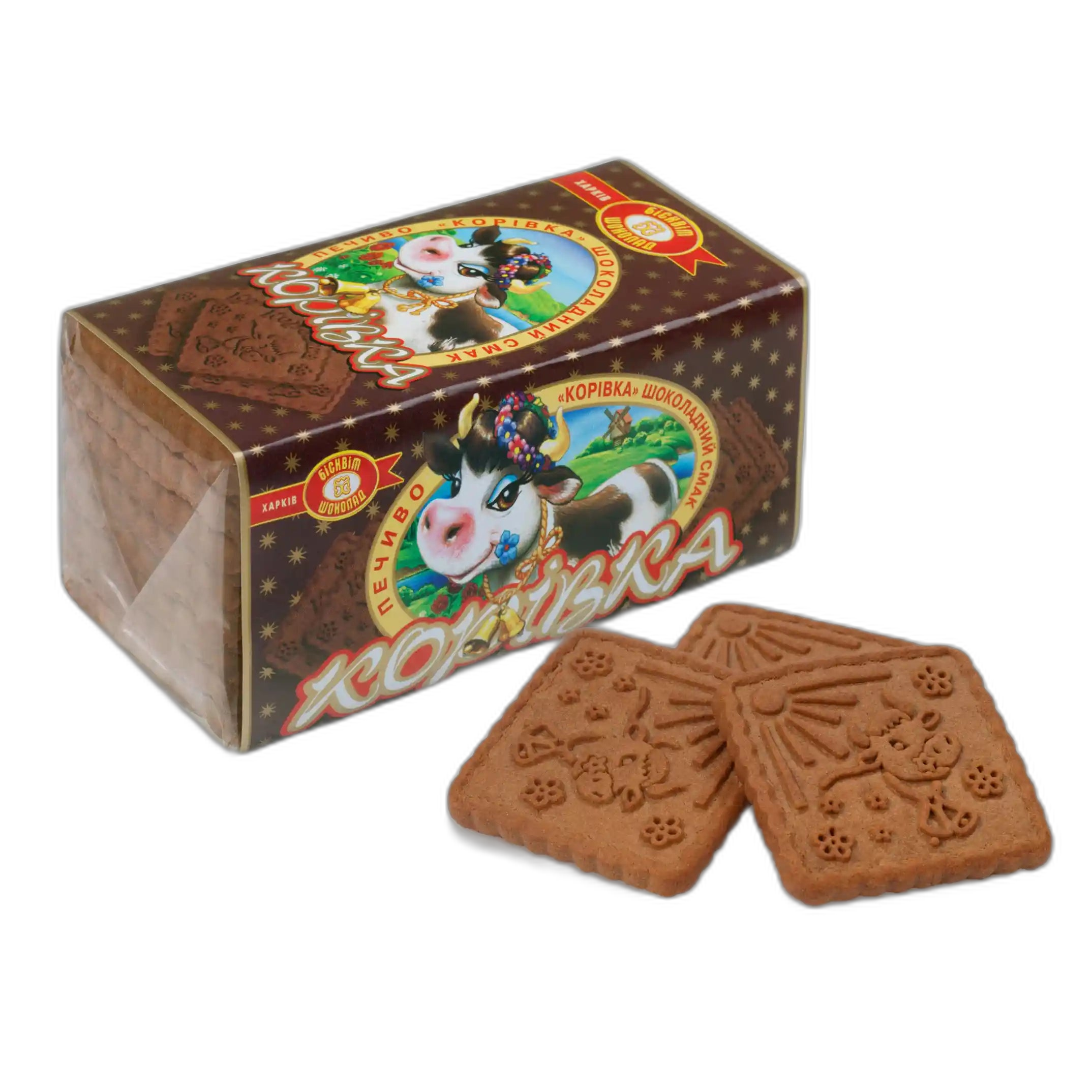 HBK Sušenky "Kravka" s příchutí čokolády, 180g/30ks