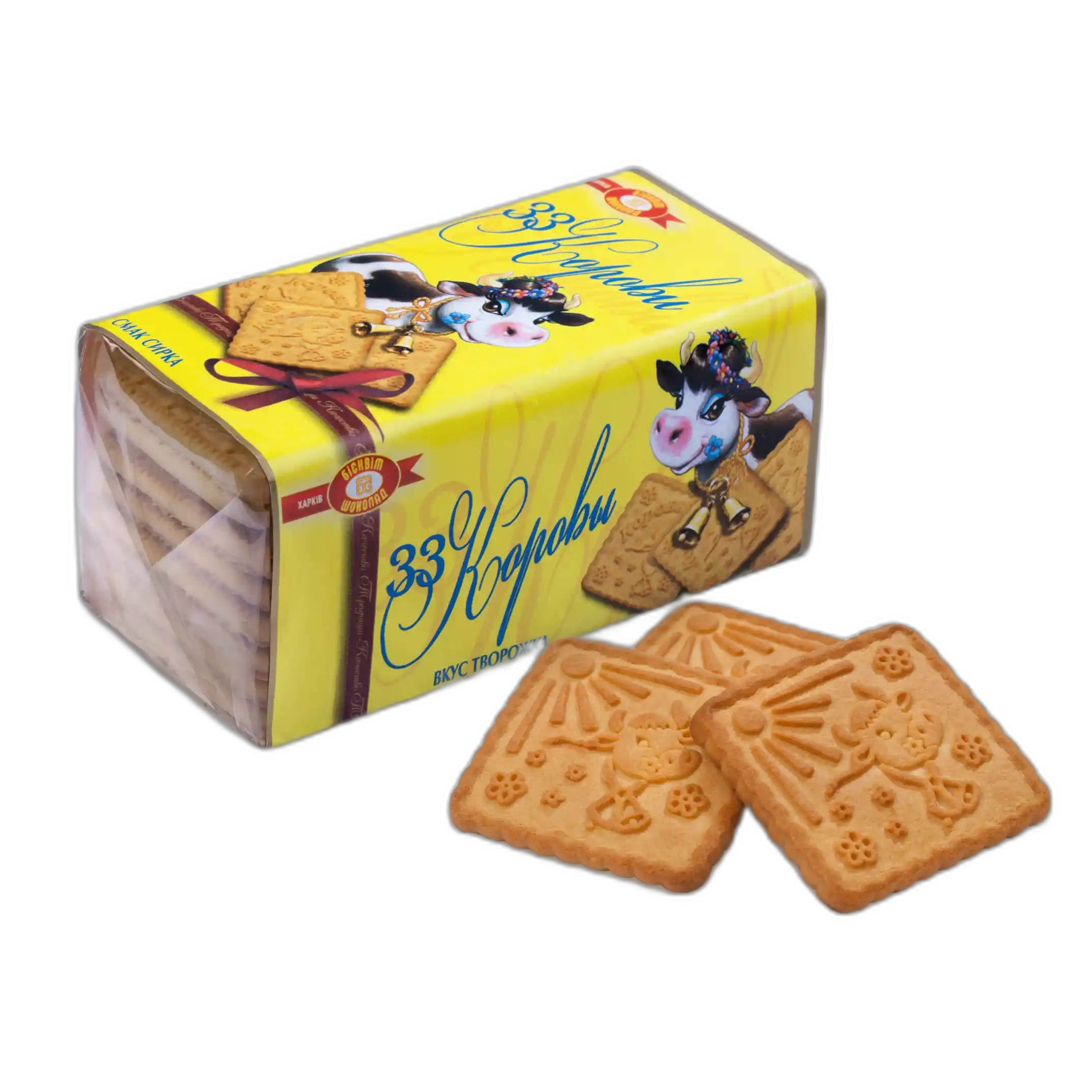HBK Sušenky "33 Krav" s příchutí tvarohu, 180g/30ks