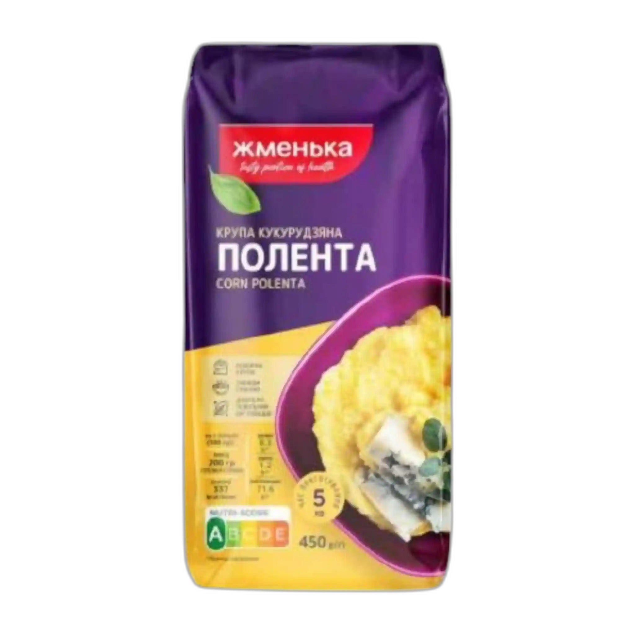TM Zhmenka Kukuřičná krupice Polenta, 0,45 kg/16ks