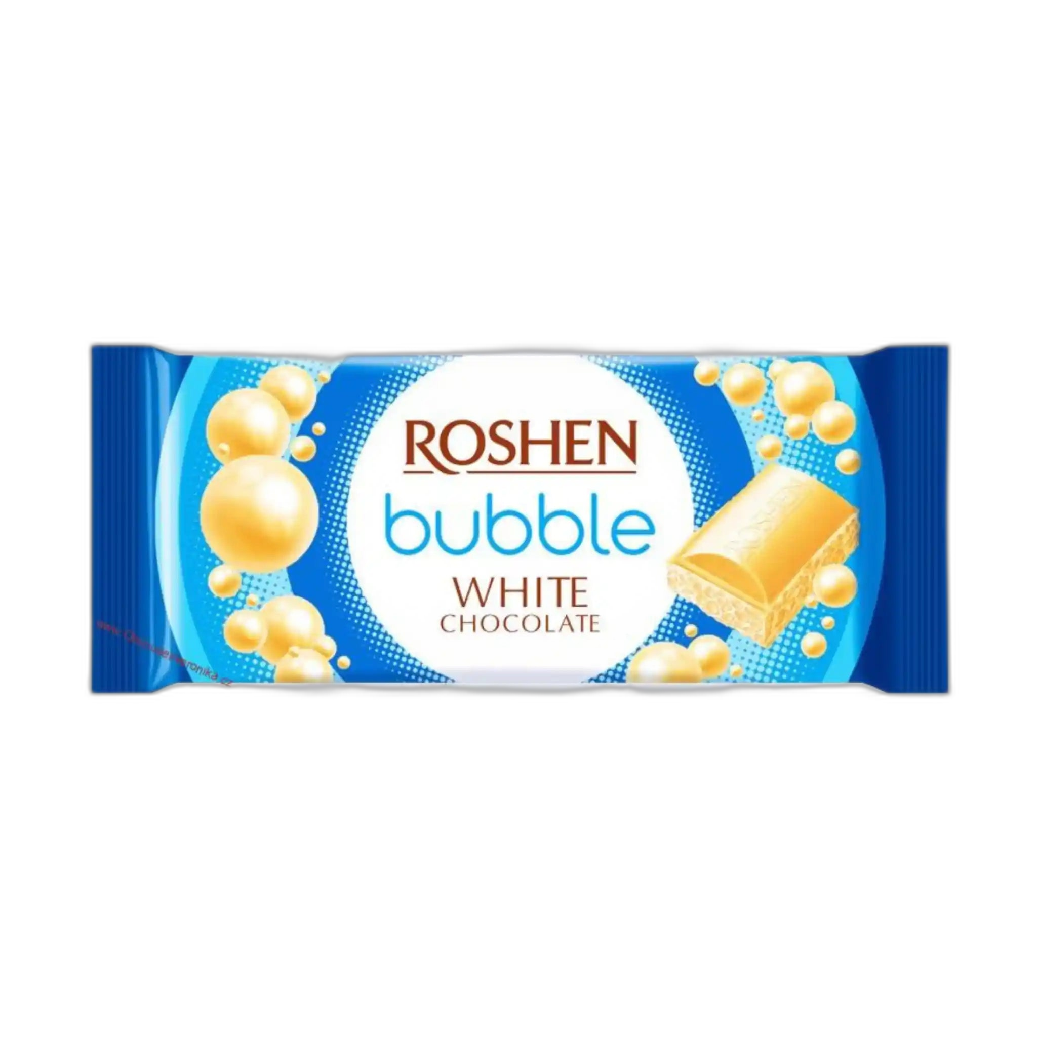 Roshen Čokoláda bílá s bublinkami, 80g / 20ks