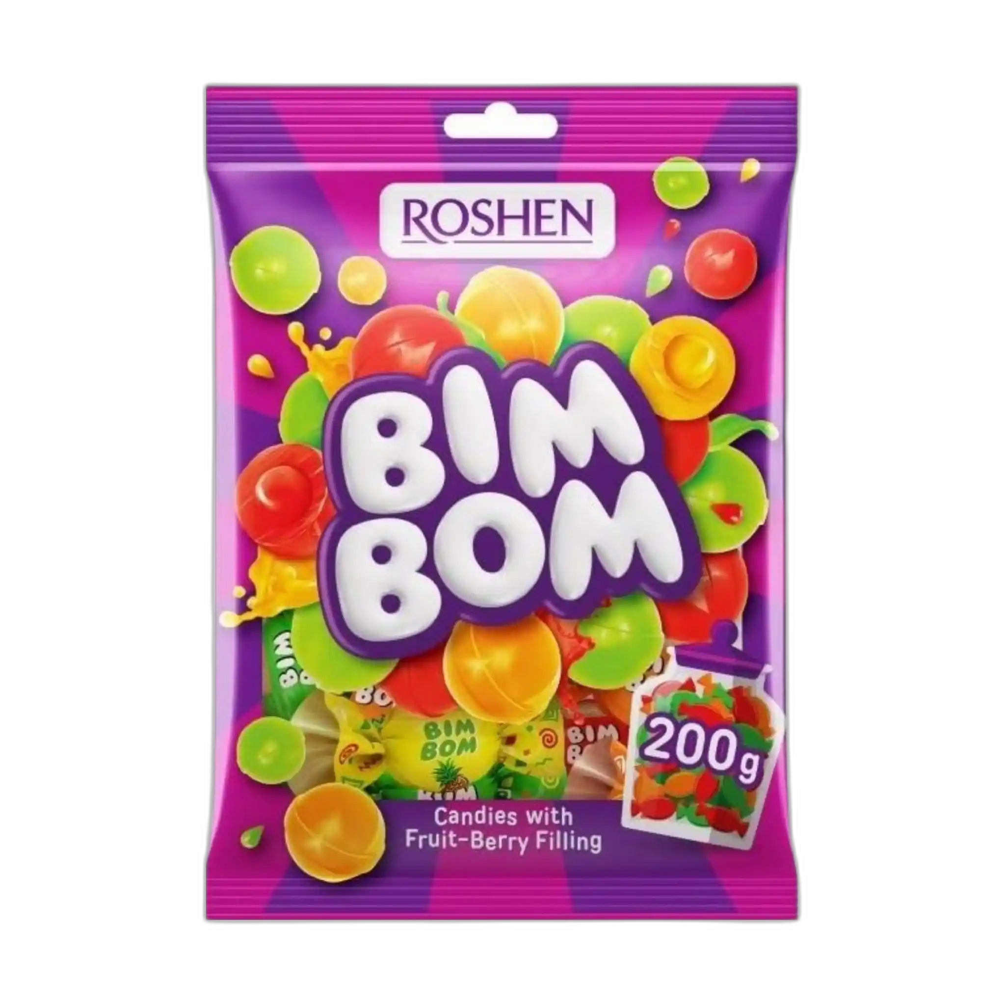 Roshen Bonbóny сucavé "Bim Bom", 200g/11 ks