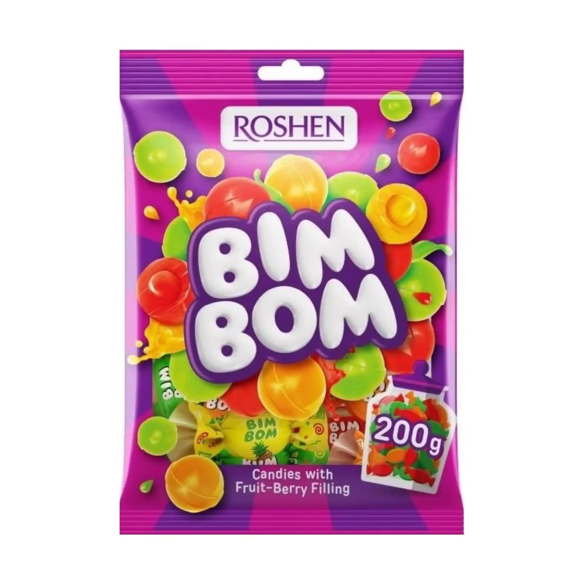 Roshen Bonbóny сucavé "Bim Bom", 200g/11 ks