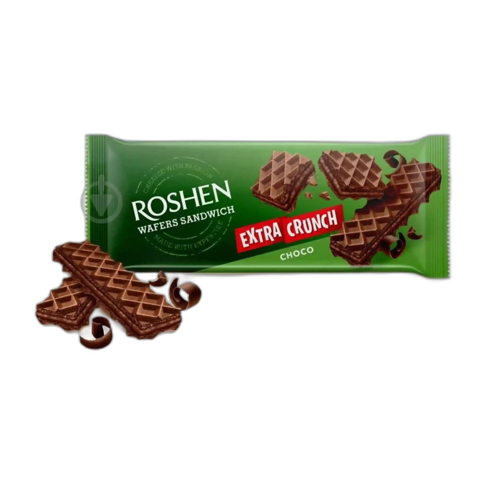 Roshen Oplatké  "Wafers Sandwich Crunch" čokoládové, 142g/15 ks