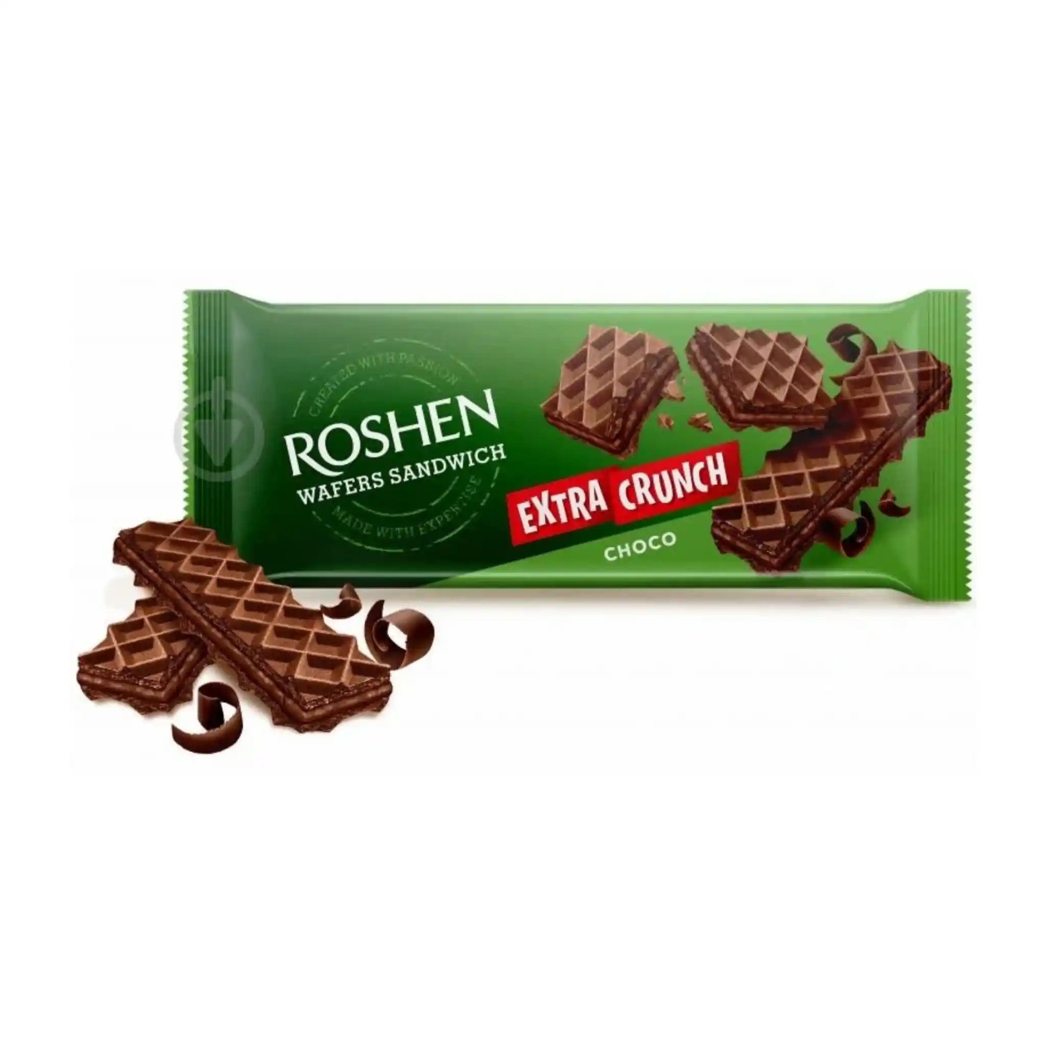 Roshen Oplatké  "Wafers Sandwich Crunch" čokoládové, 142g/15 ks