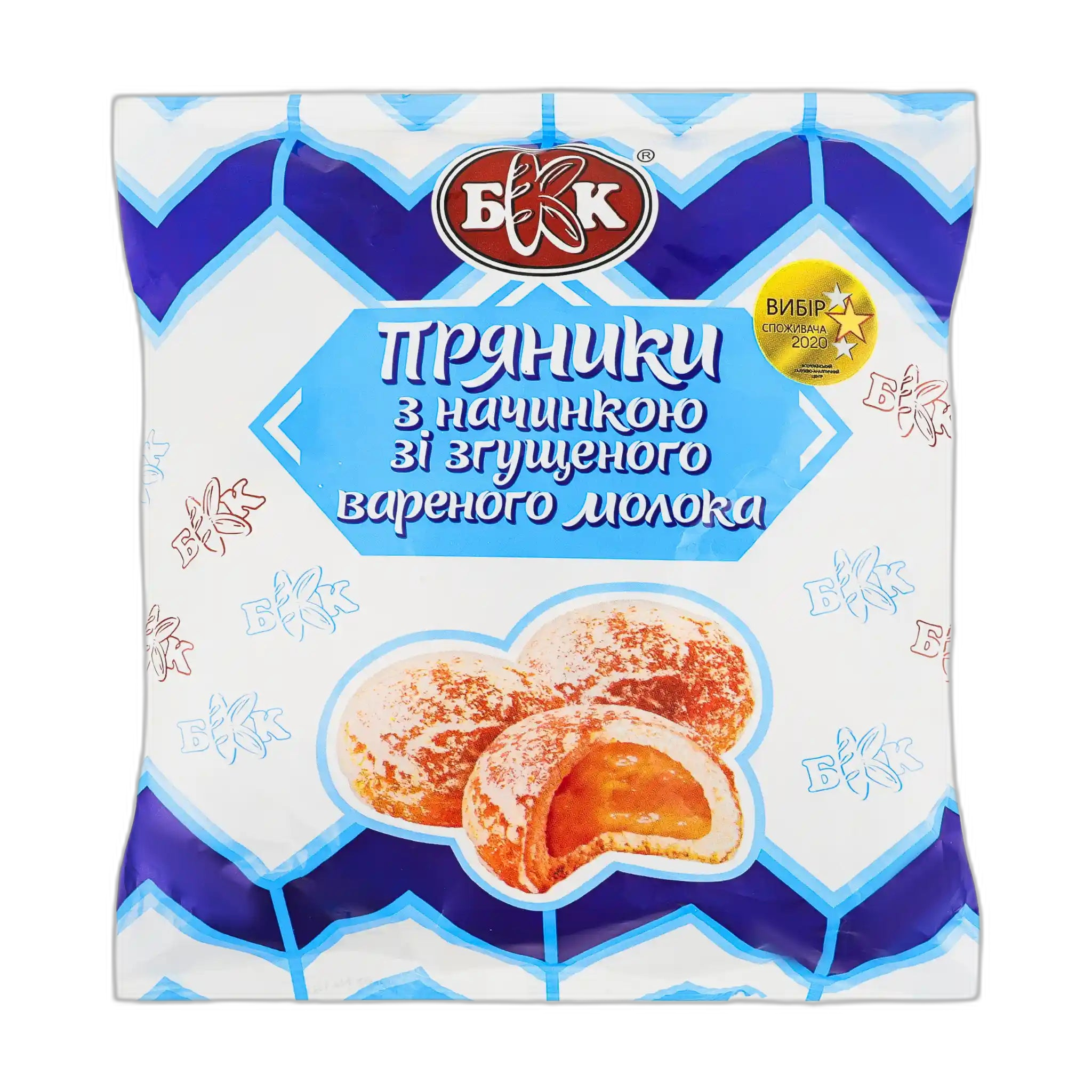 KBV Perníky s náplní z karamelizovaného kondenzovaného mléka, 240g /24ks