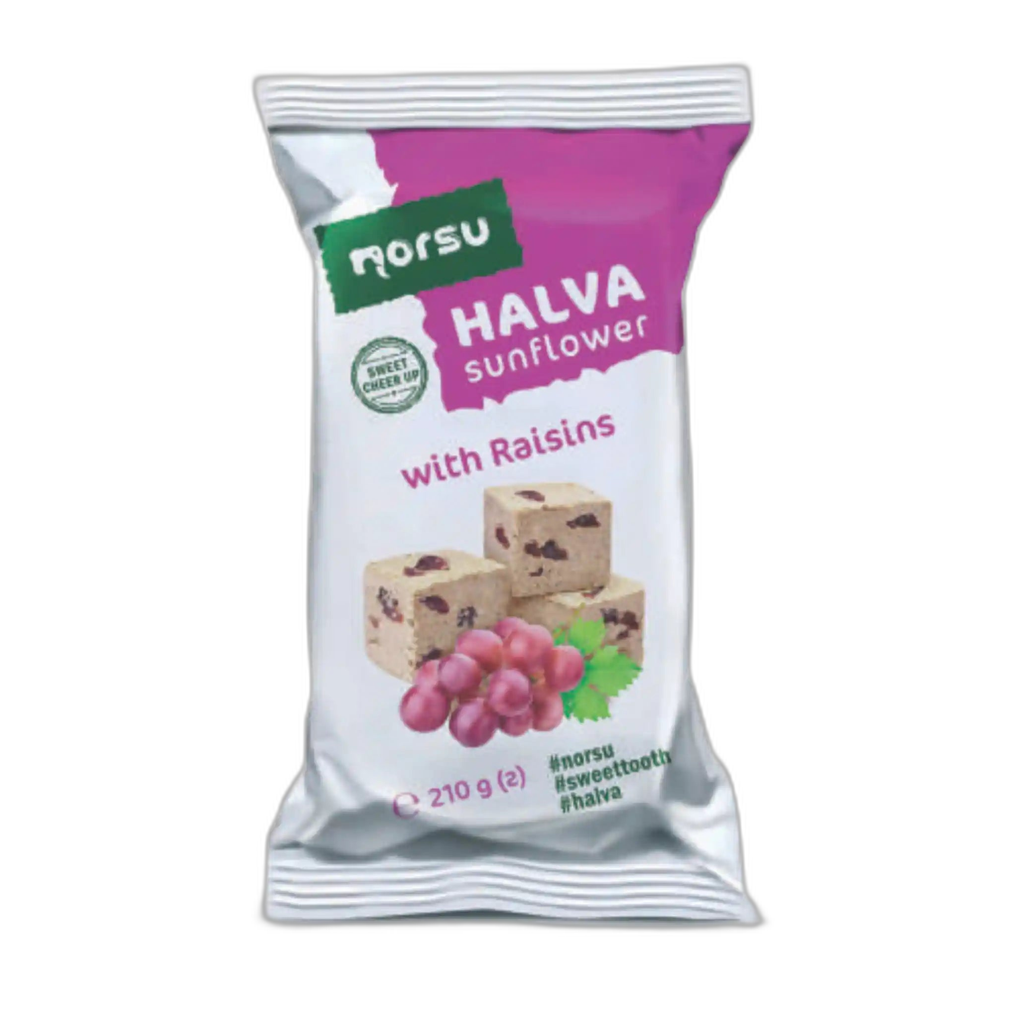 ES Norsu Halva slunečnicová s rozinkami, 210 g/20 ks