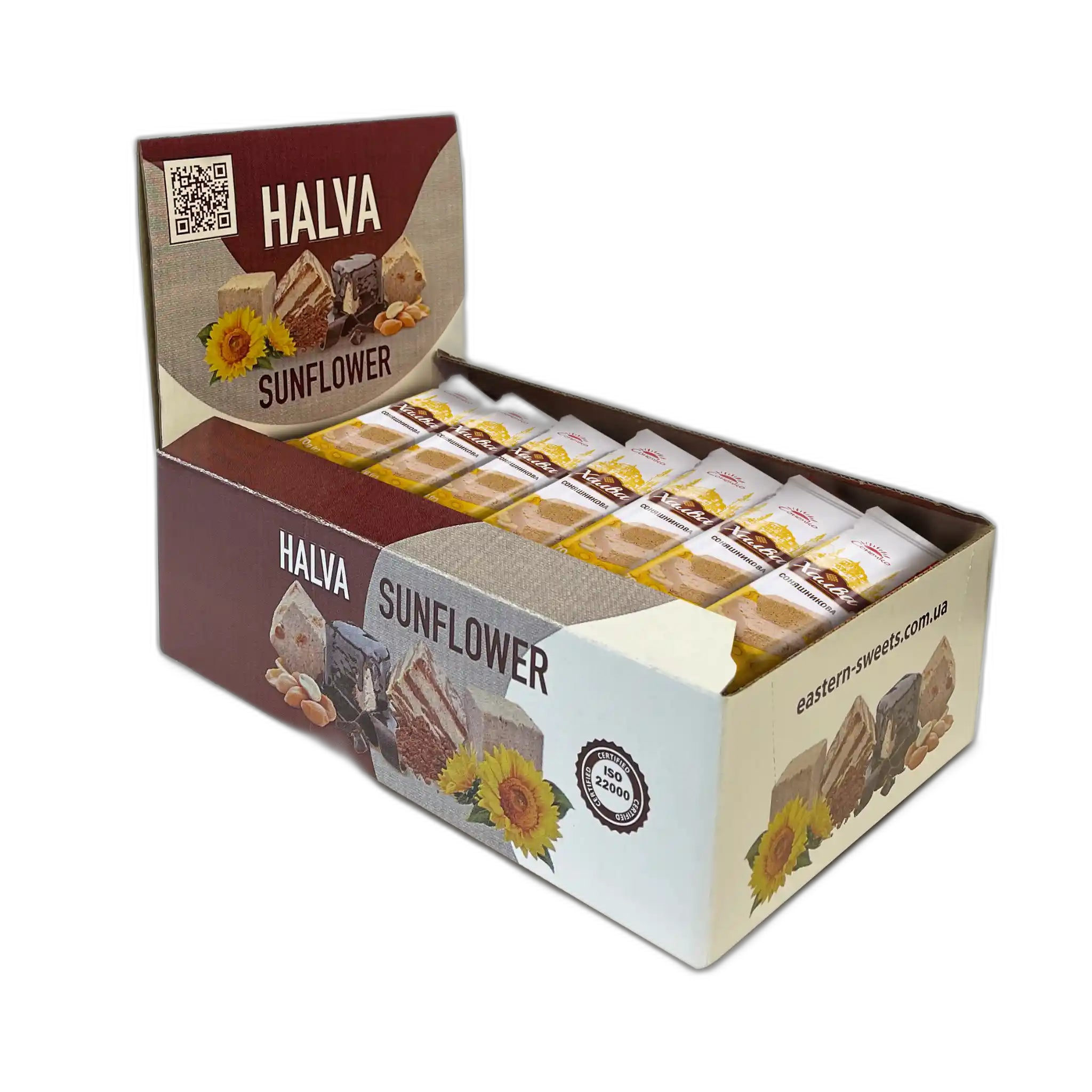 ES Norsu Halva slunečnicová vanilková, show box, 70 g/25 ks