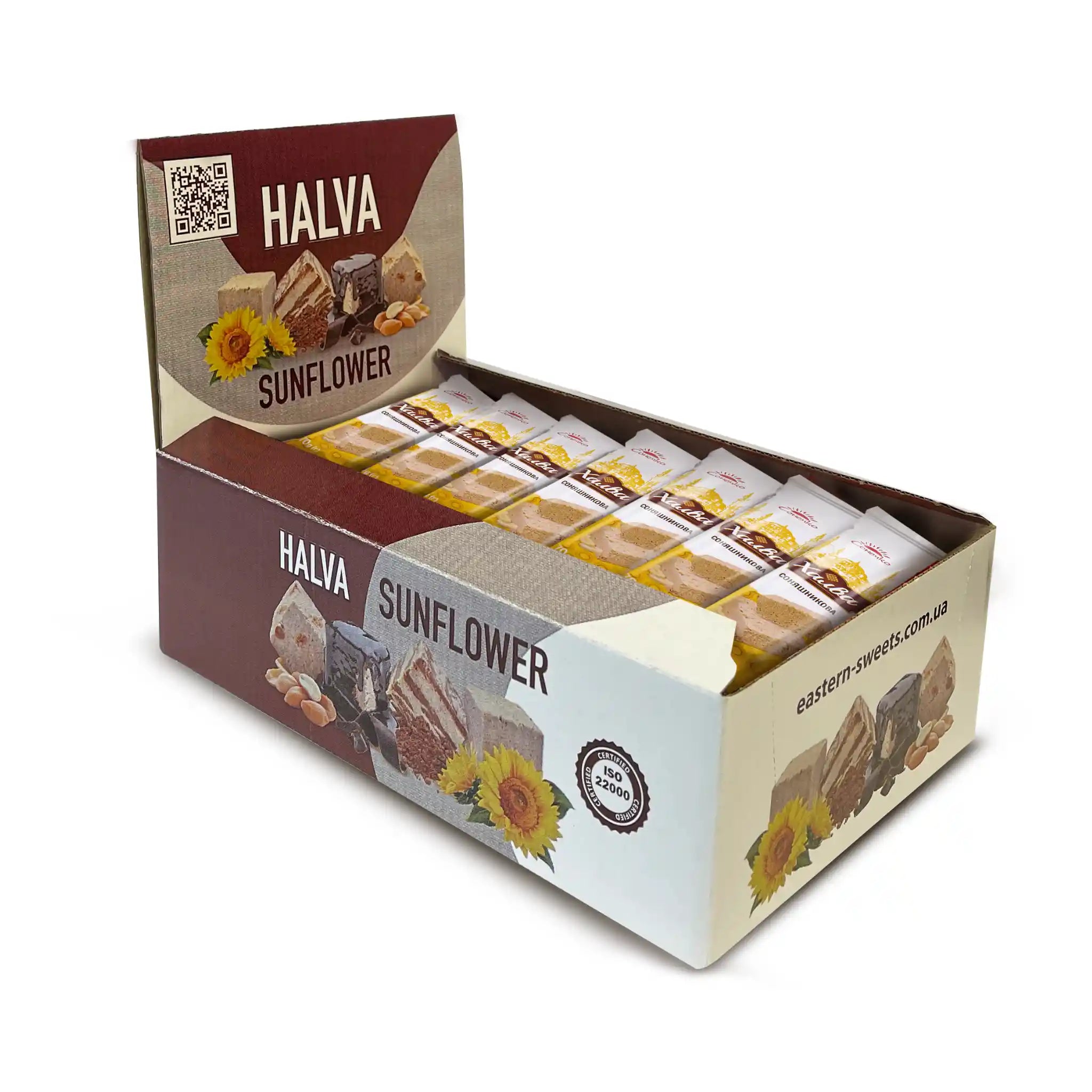 ES Norsu Halva slunečnicová vanilková, show box, 70 g/25 ks