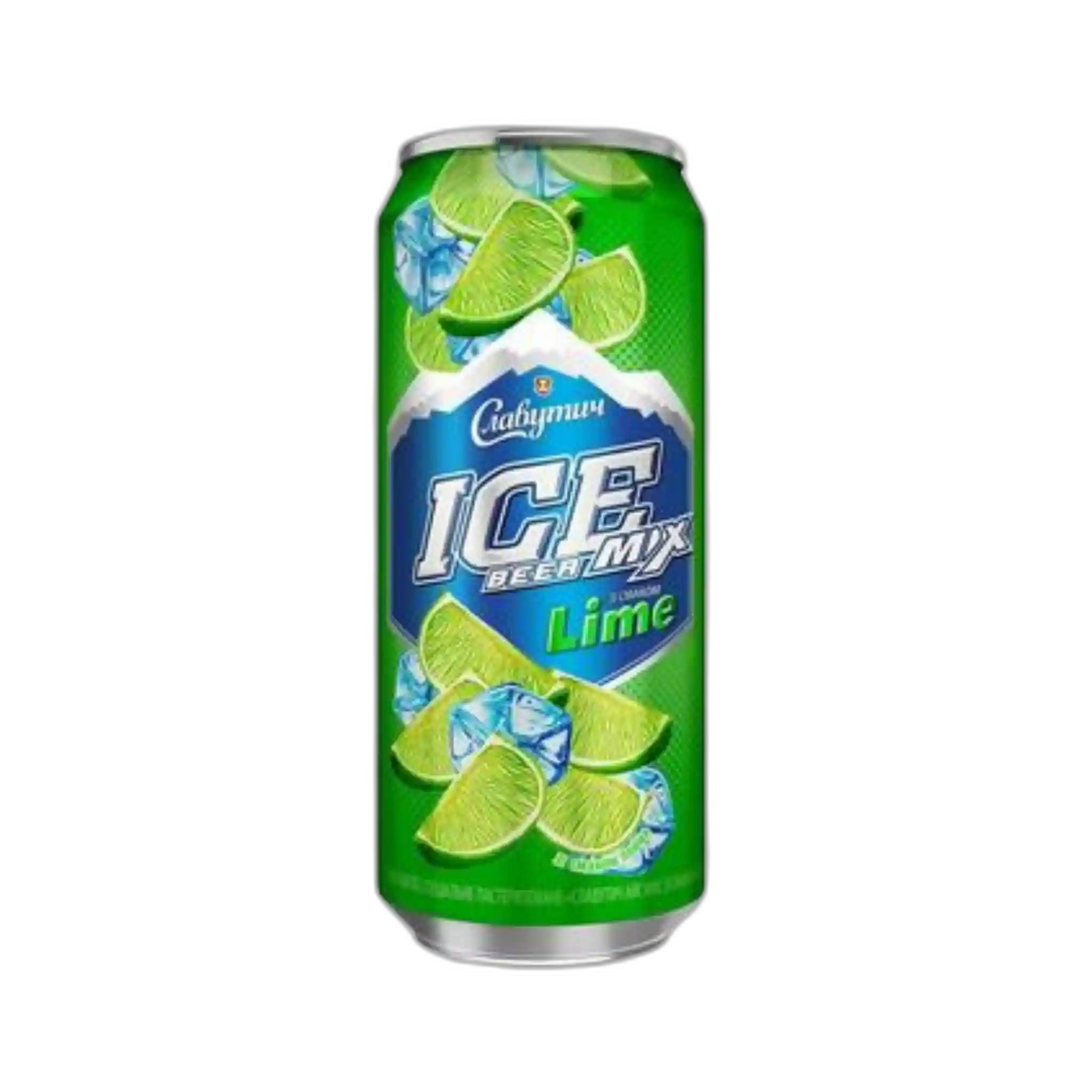 Carlsberg Pivo "Slavutych Ice Mix Lime", plato 12°, alл. 3,5 %, plech , 500ml /24ks