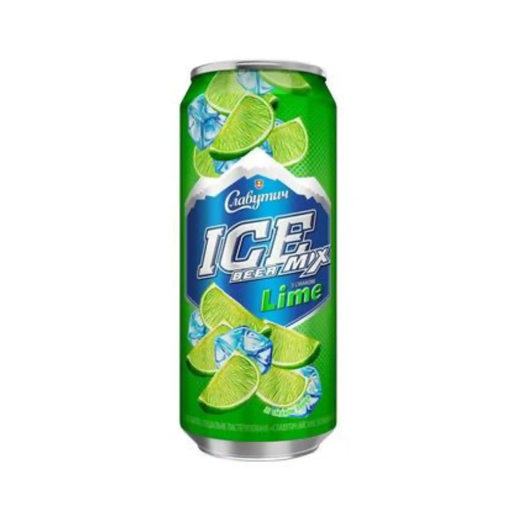 Carlsberg Pivo "Slavutych Ice Mix Lime", plato 12°, alл. 3,5 %, plech , 500ml /24ks