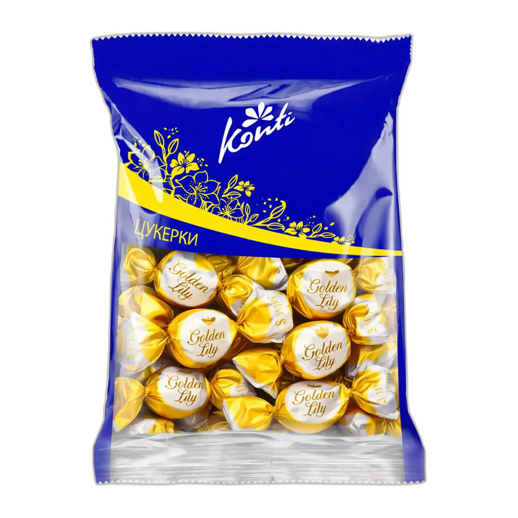 Konti "Golden Lily" bonbony karamelové, 1kg/7ks