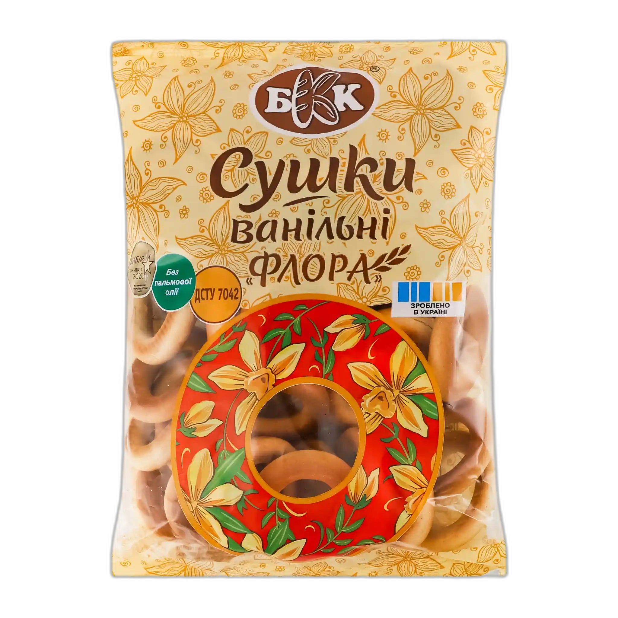 KBV Preclíky "Flora" vanilkové, 300g /24ks
