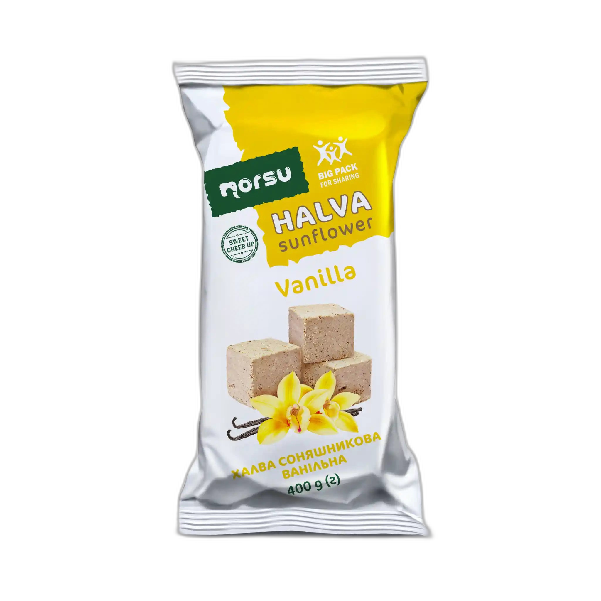 ES Norsu Halva slunečnicová vanilková, 400 g/12 ks