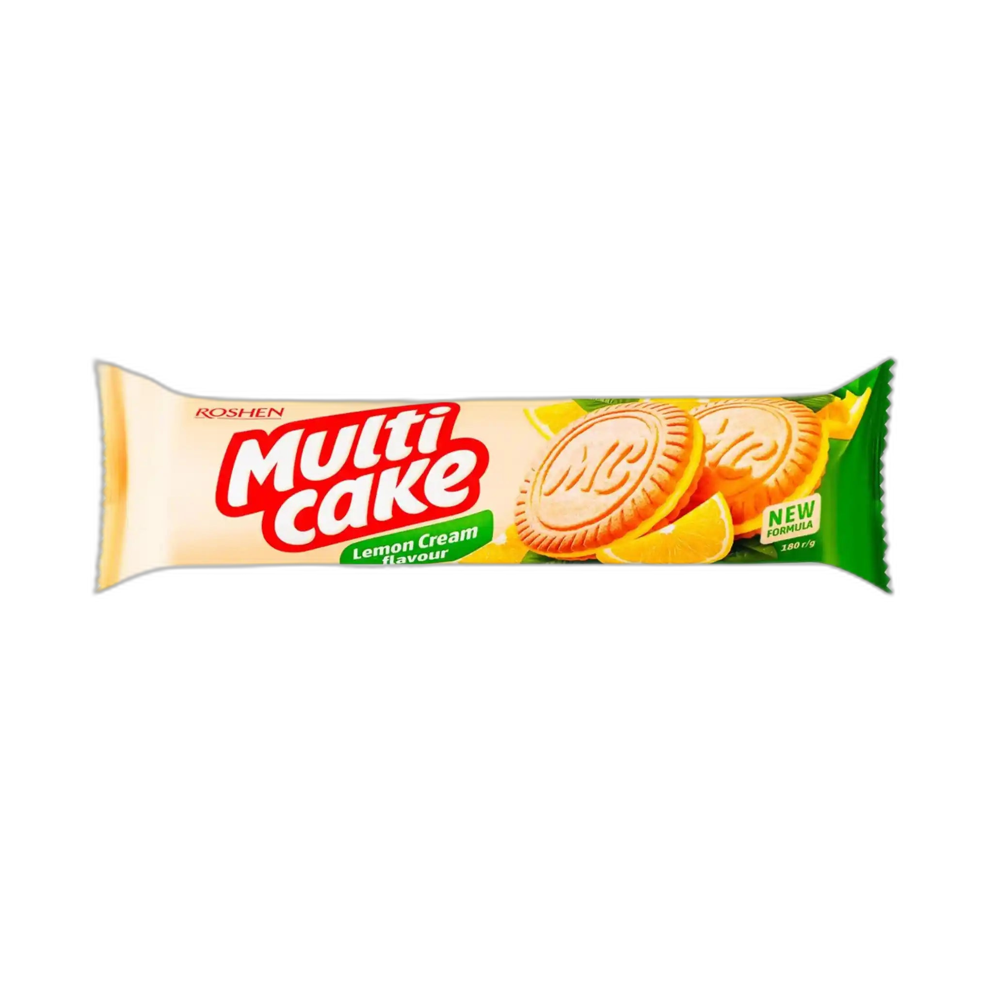 Roshen Sušenky "Multicake" s náplní "Citronový krem", 180g/28ks