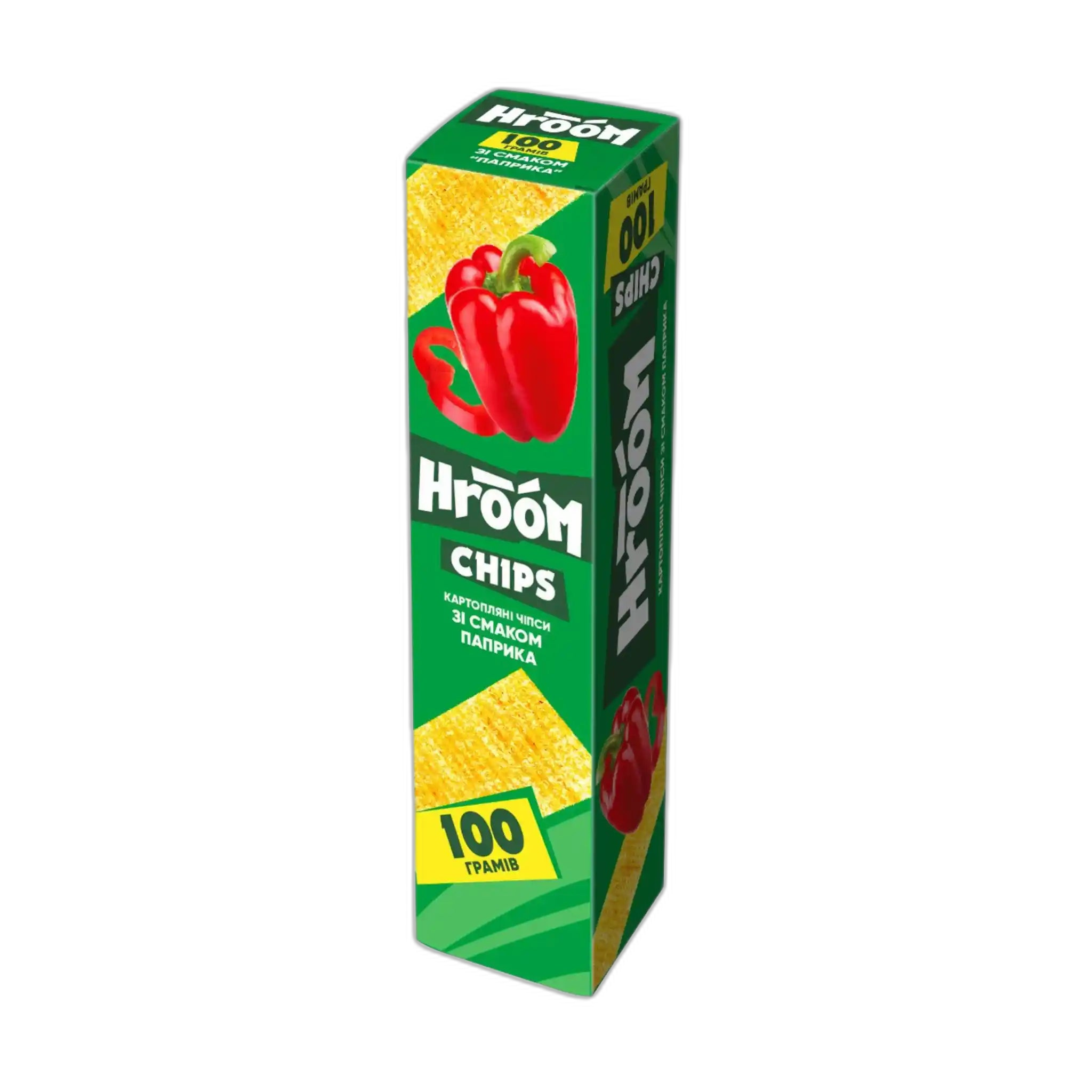 Flint Chipsy destičky "HROOM!" s příchutí papriky, 100g /40 ks