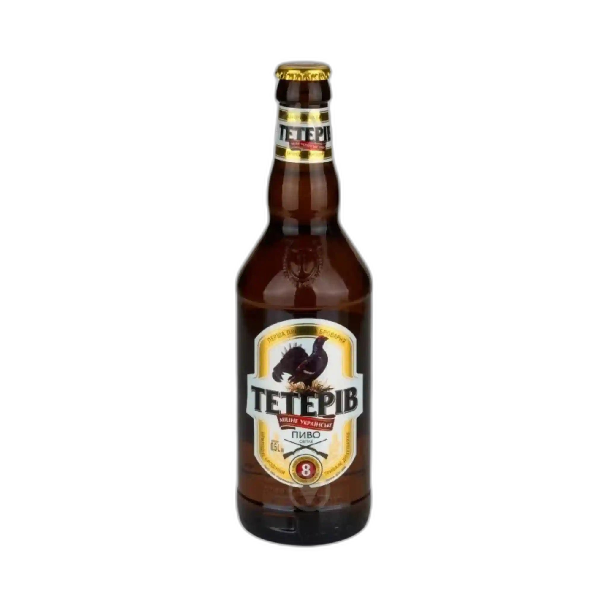 PPB Pivo Svetlé "Teteriv", plato 15°, alл.7 %, sklo 0,5l/20ks