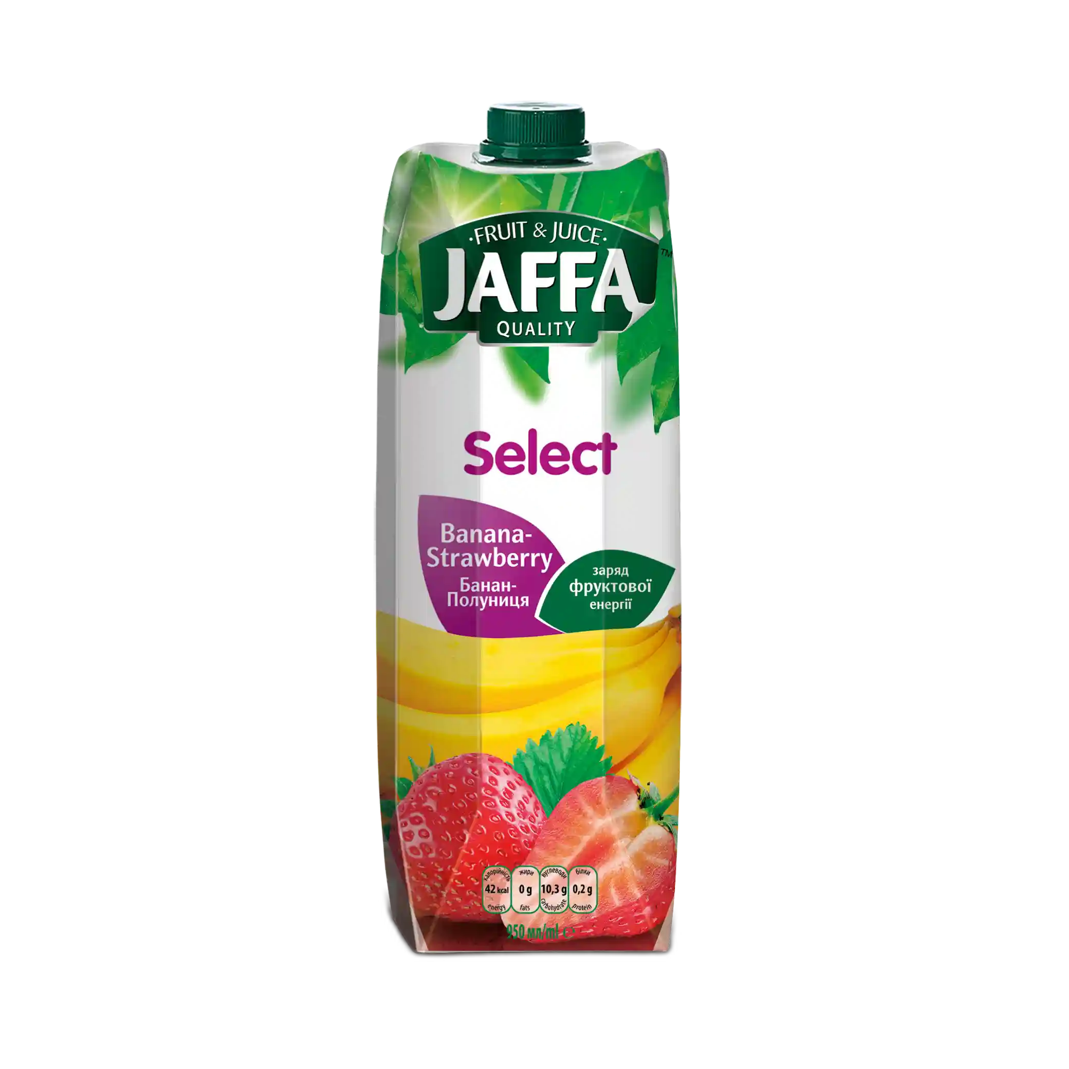 "Jaffa", Banánovo-jahodový nápoj t/p, 950ml/12kus