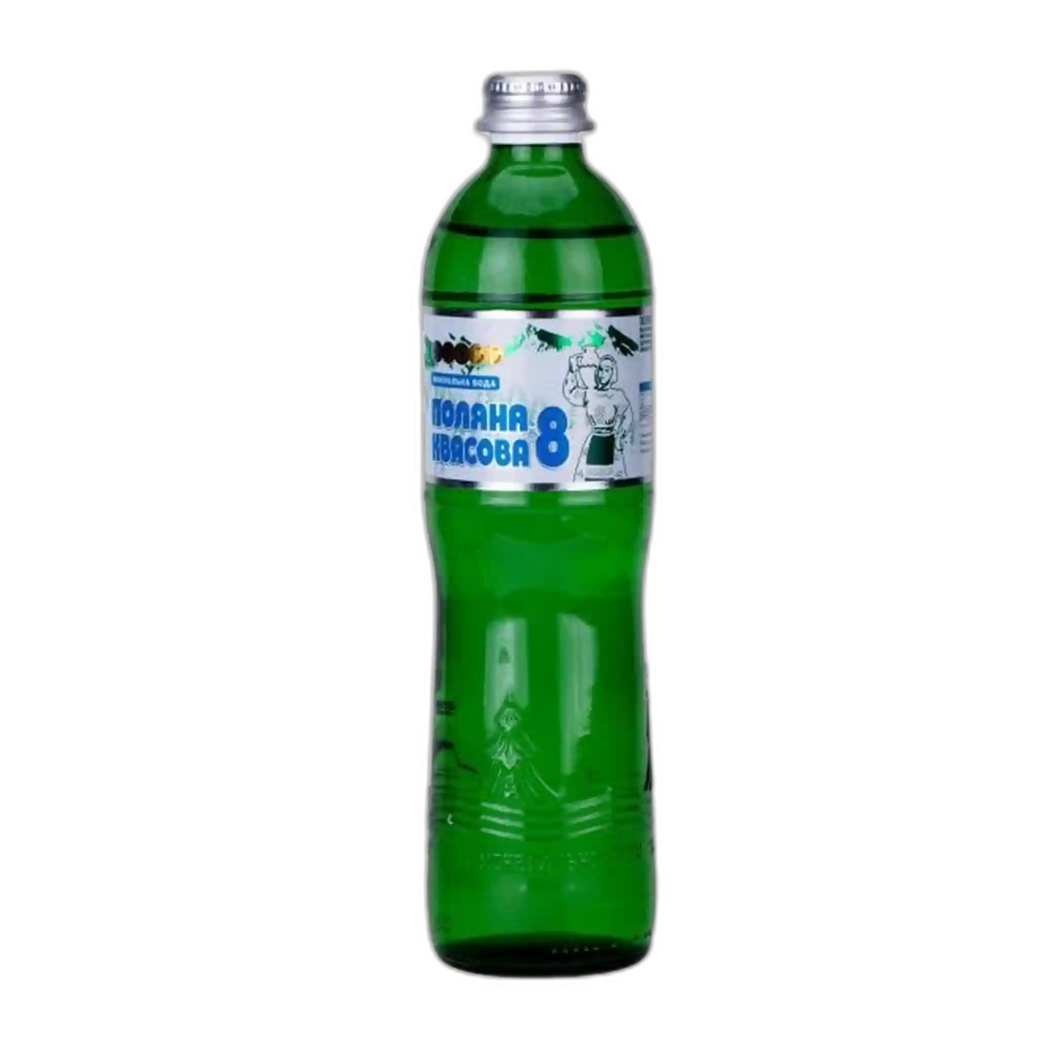Poljana Kvasova 8, Minerální voda perlivá, sklo, 0,5l/9ks