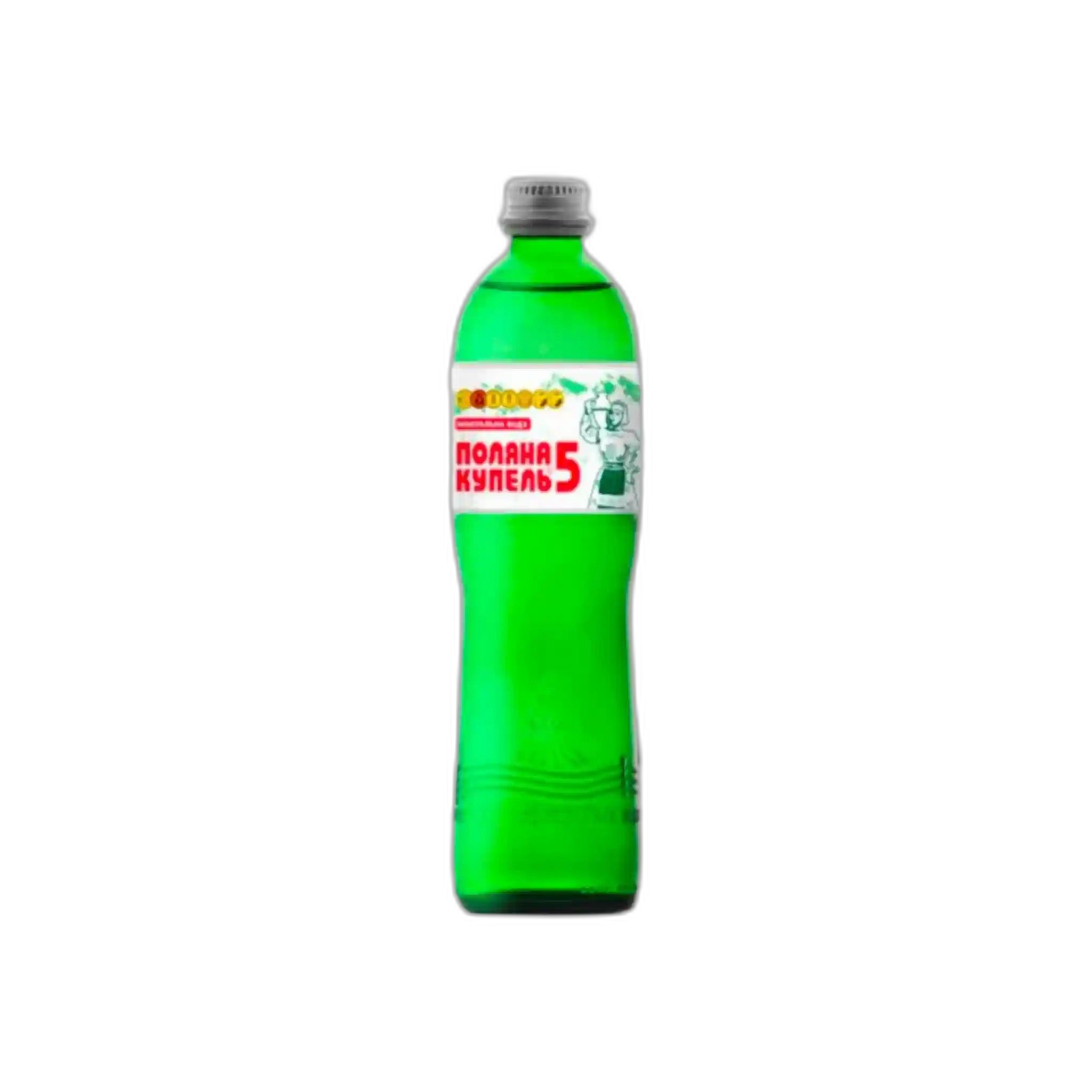 Poljana Kupel 5, Minerální voda perlivá, sklo 0,5l/9ks