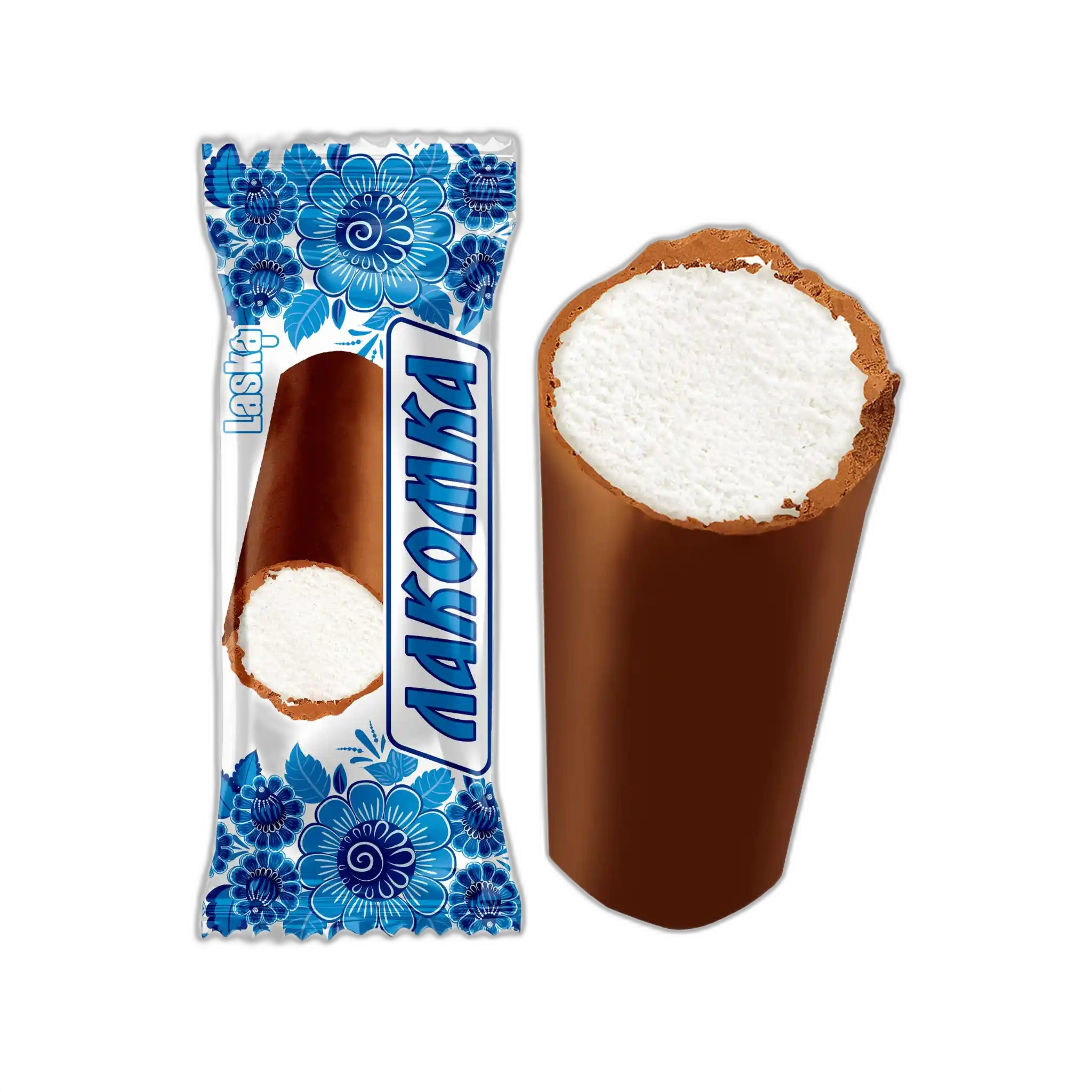 Laska Zmrzlina "Lakomka", v cukrářské polevě 100g/30ks