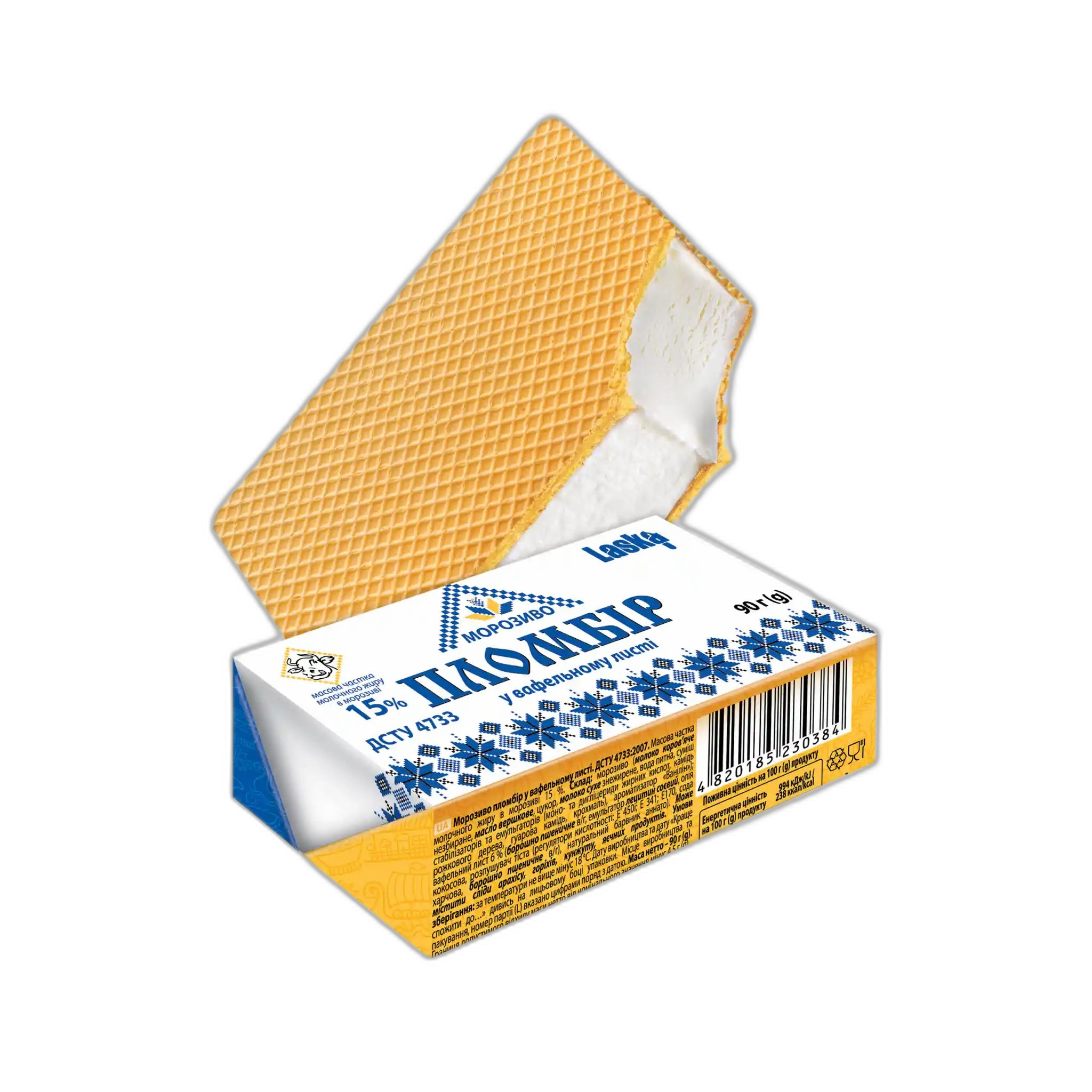 Las Zmrzlina "Real plombir" 90g/27ks