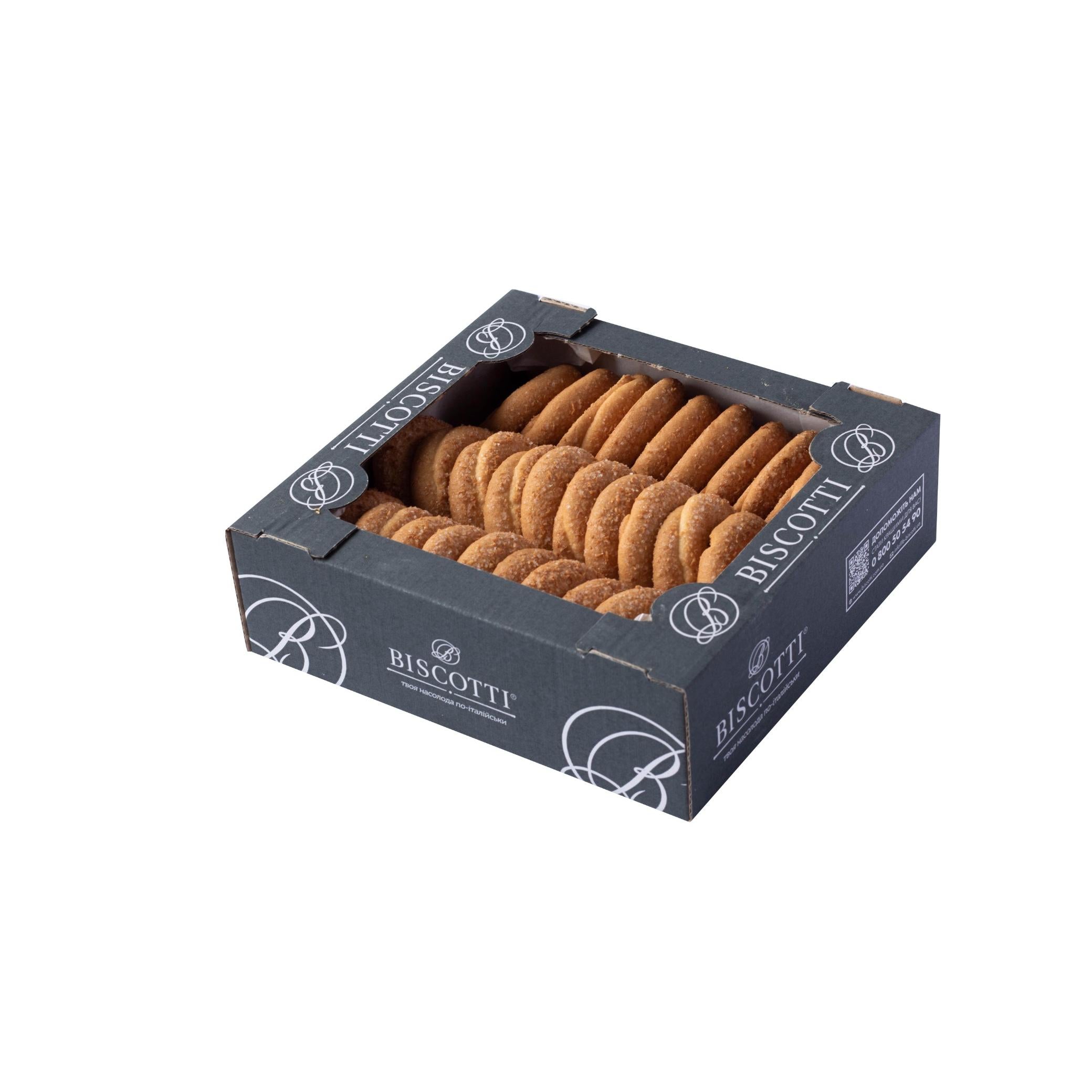 Biscotti Sušenky z křehkého testa Kokosha, 400g/ 12 ks