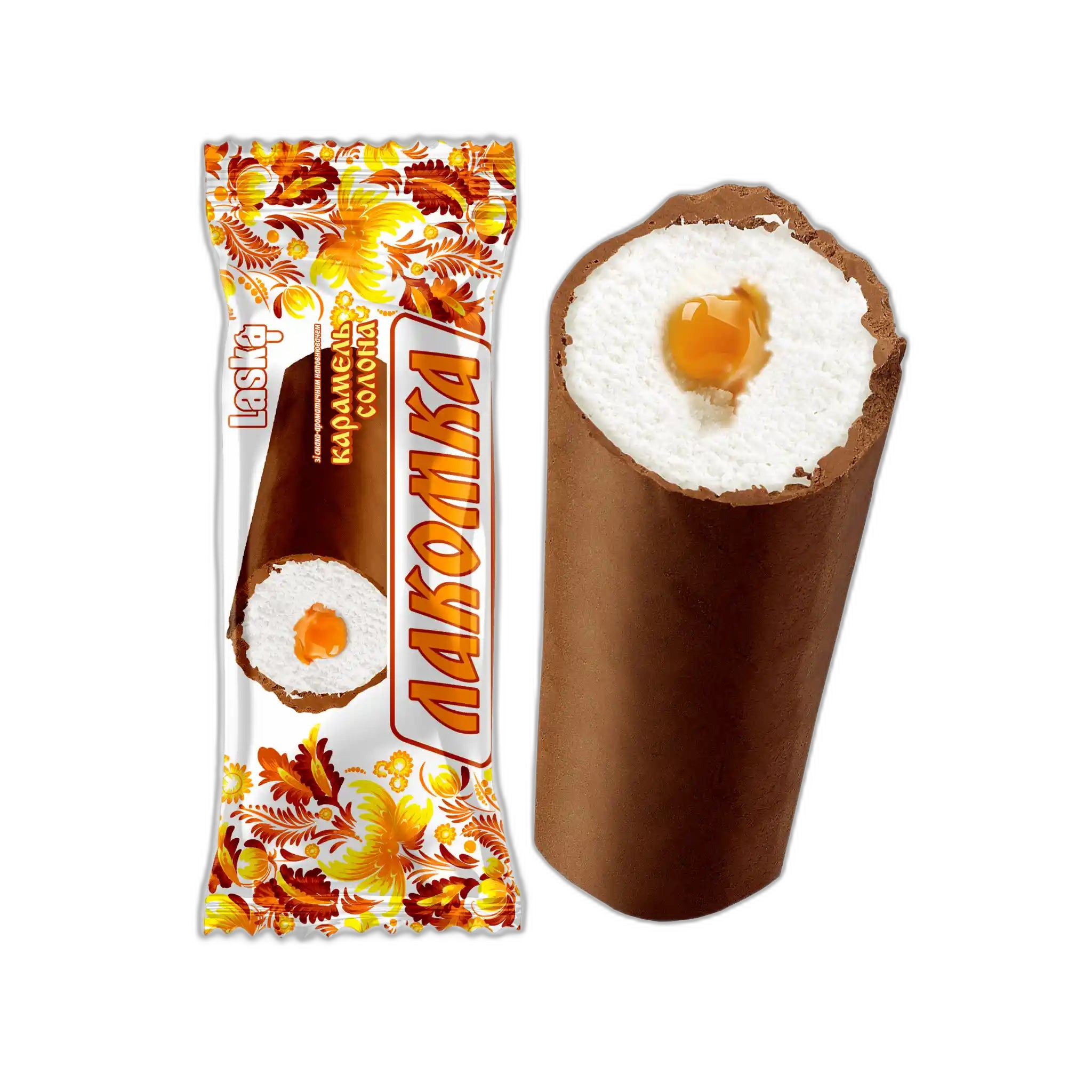 Laska Zmrzlina „Lakomka“ se slaným karamelem, 100 g/30ks