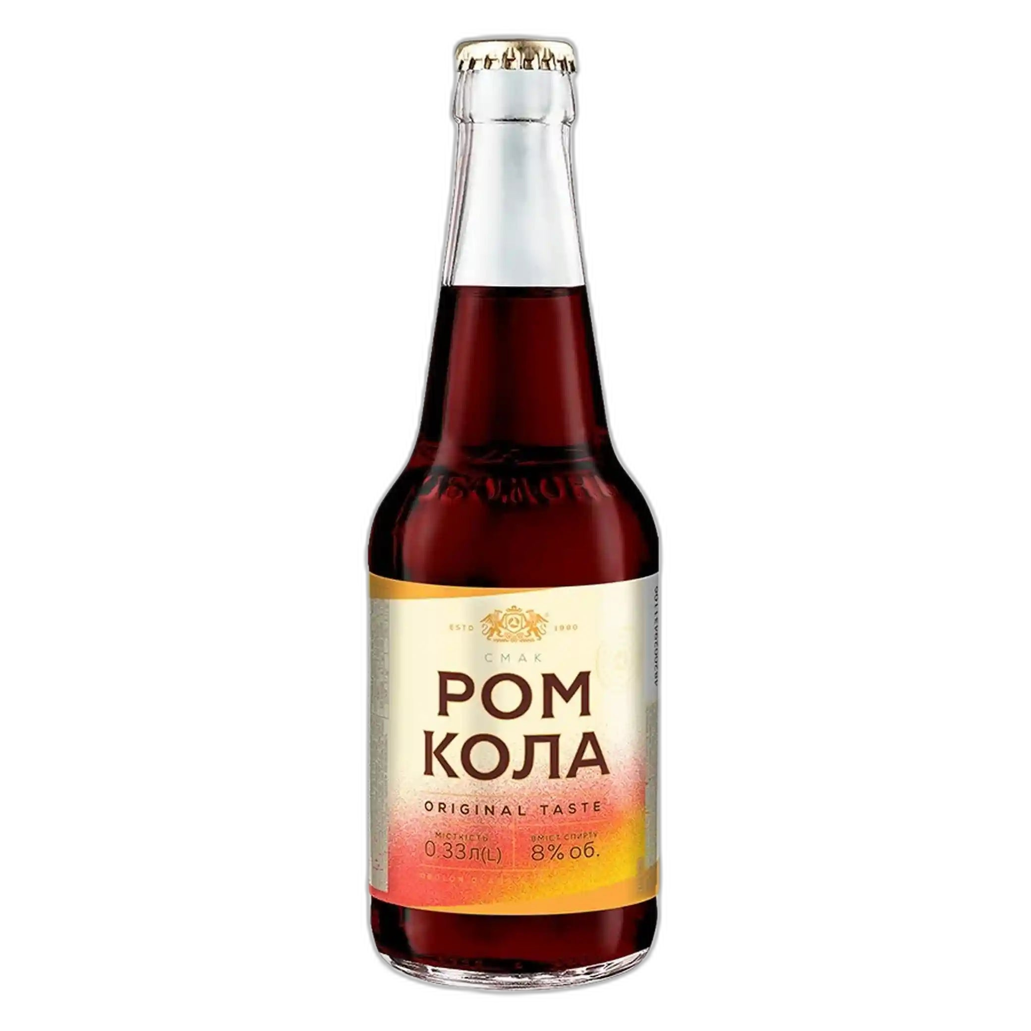 Obolon  "Taste Rum Cola", alc.8%, sklo, 0,33 L/12ks