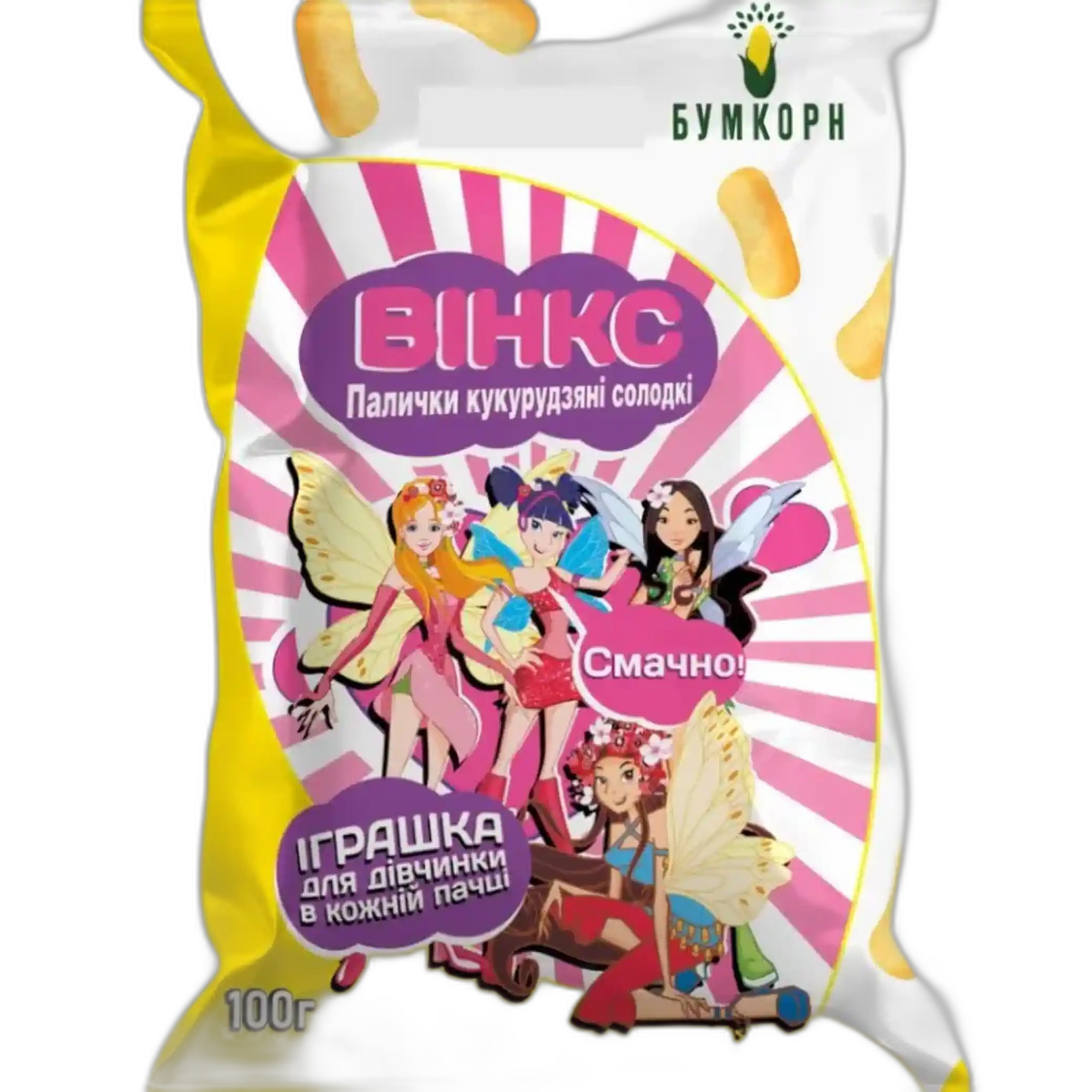 Boomcorn Kukuřičné křupky "Vinks", 100g/12kus