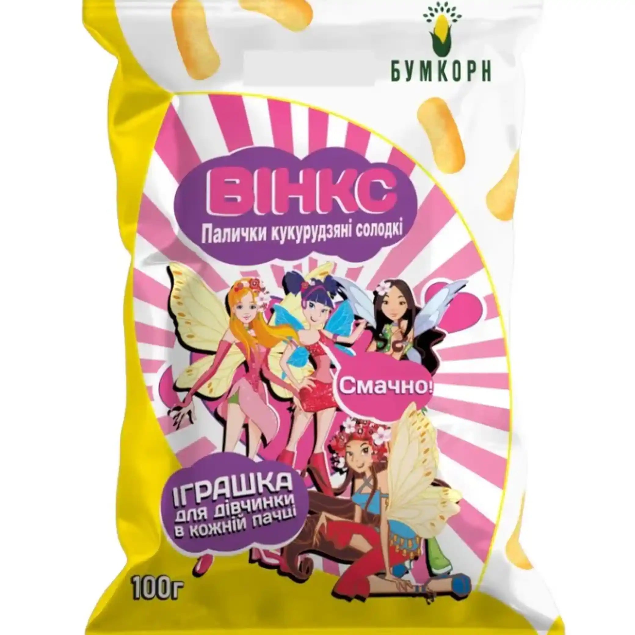 Boomcorn Kukuřičné křupky "Vinks", 100g/12kus