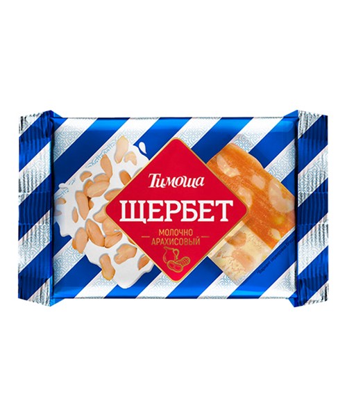 Timosha Šerbet mléčno–arašídový,  200g/16 ks