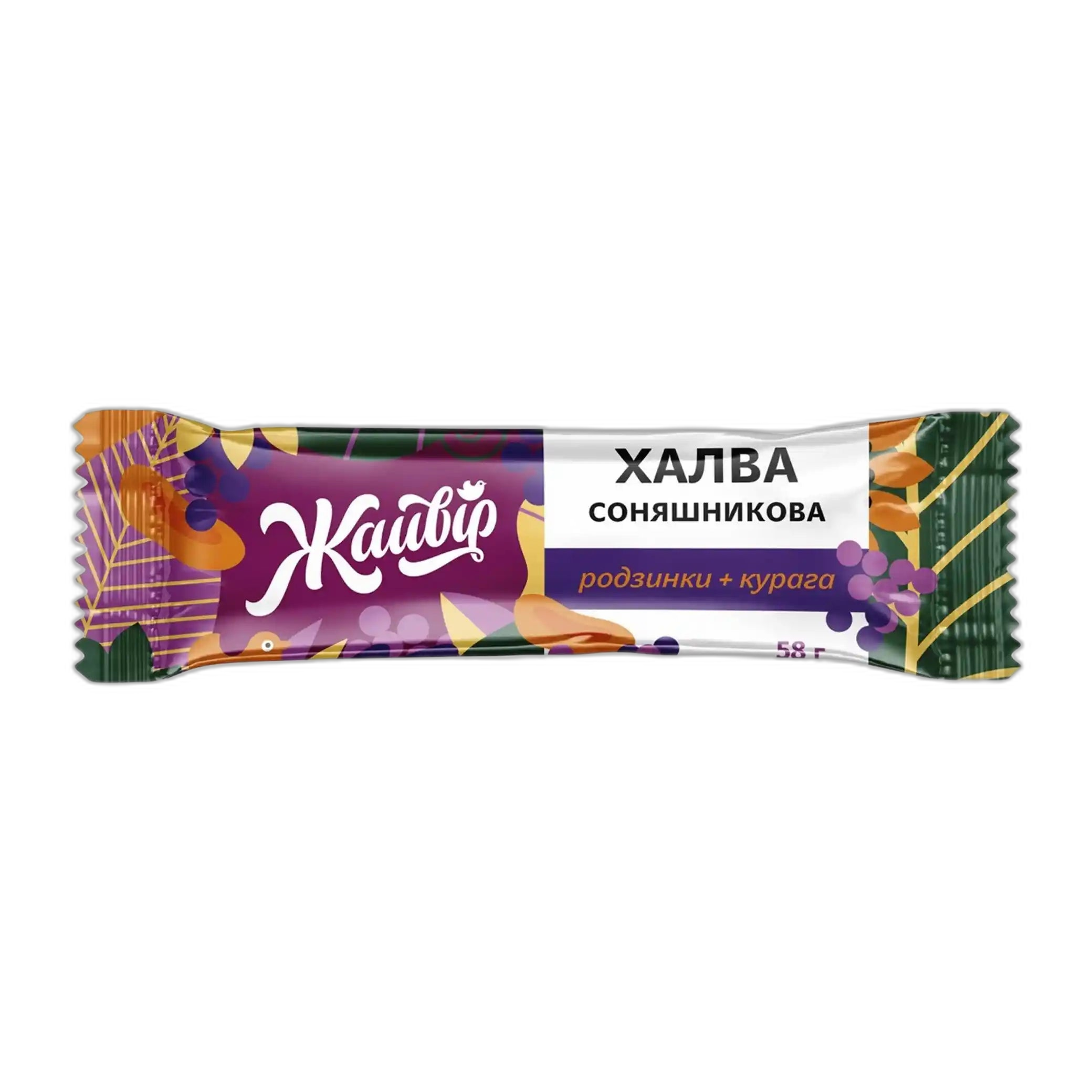 Jaivir Slunečnicová chalva „Ovocný mix“ (tyčinka), 58 g /28ks