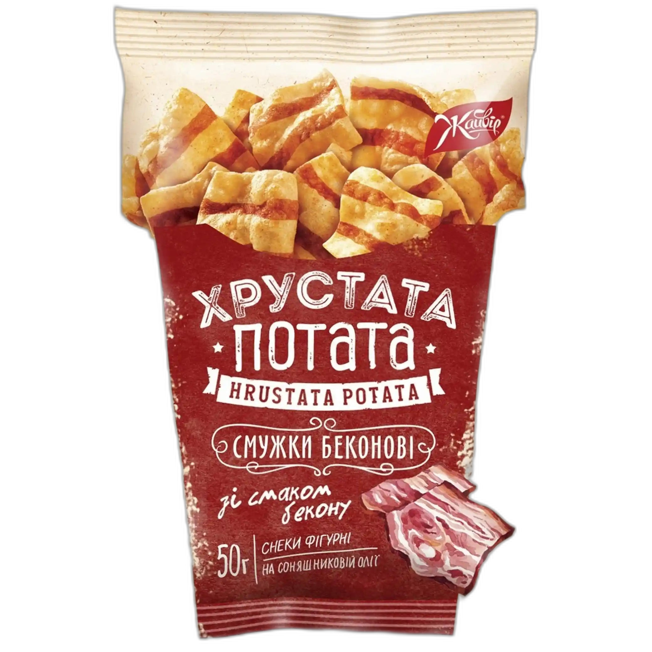Jaivir „Slaninové proužky“ s příchutí slaniny (bekon), 50 g/20ks