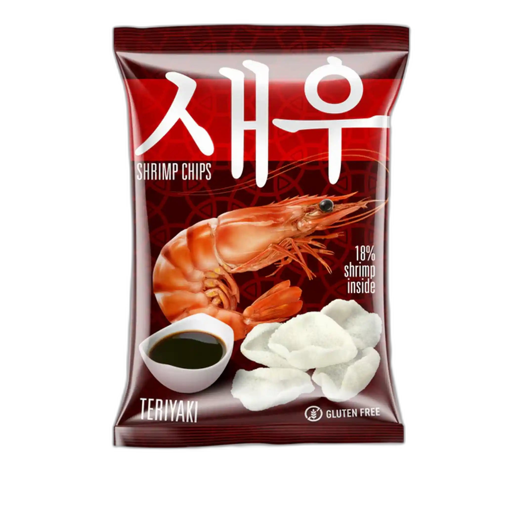 Shrips Krevetové chipsy s omáčkou teriyaki, 50g /10 ks