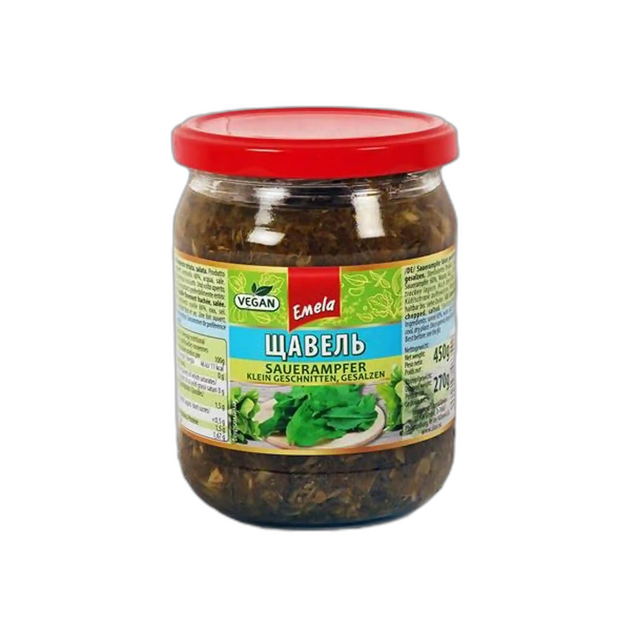 Emelja Šťovík konzervovaný 450 g /8 ks