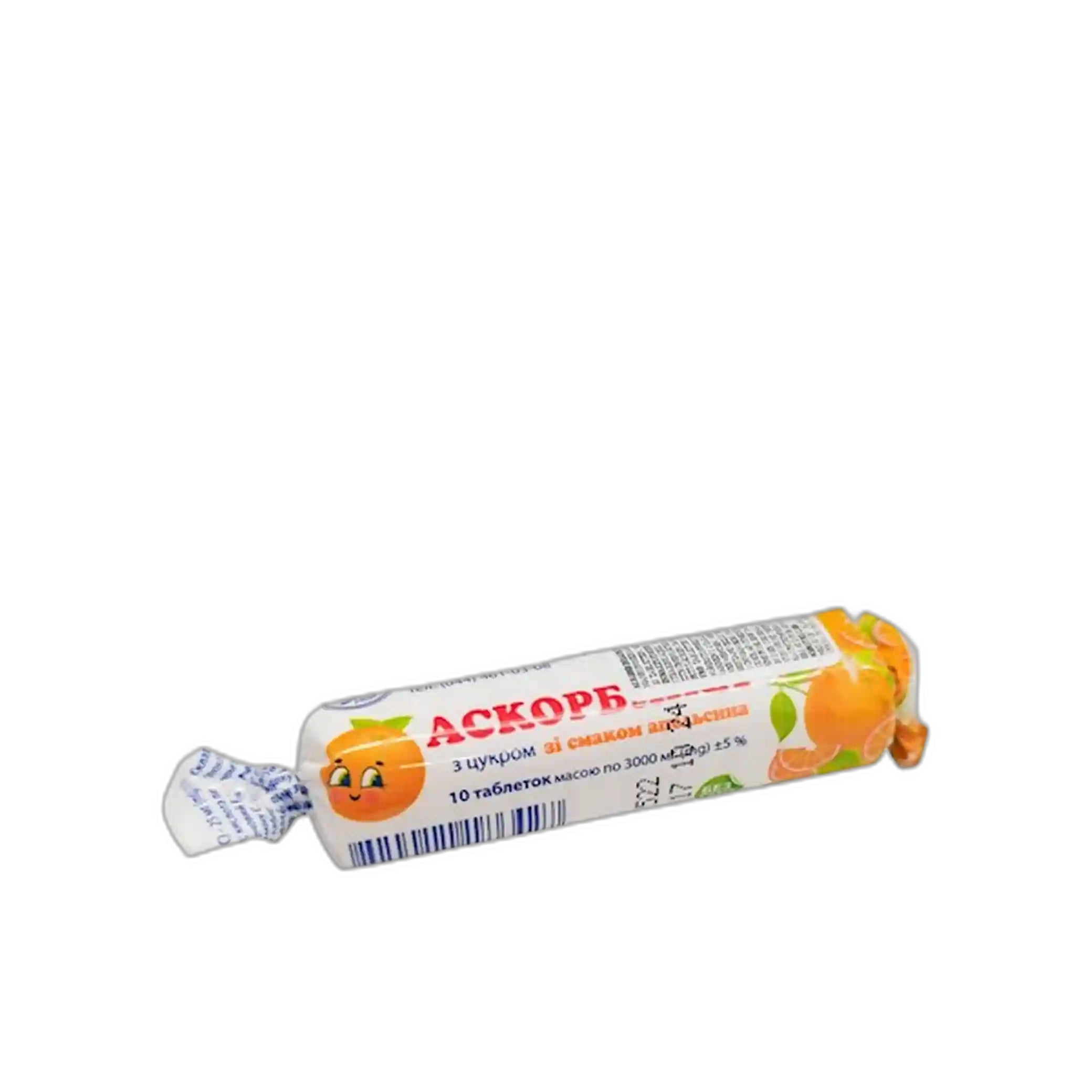 Askorbinka s příchutí pomeranče, 30g /12 ks