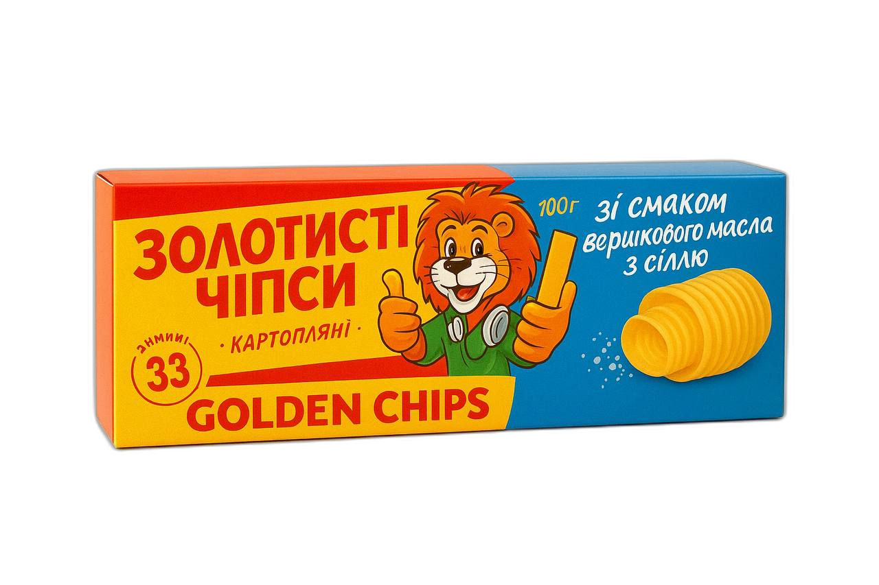 Jaivir Chipsy „Zlatavé“ s příchutí másla se solí, 100 g/24ks