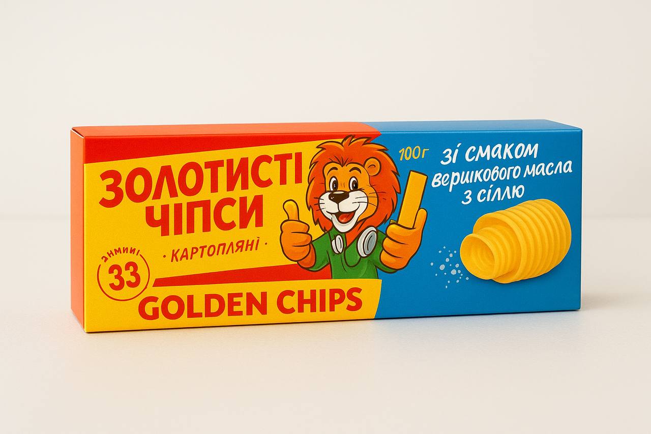 Jaivir Chipsy „Zlatavé“ s příchutí másla se solí, 100 g/24ks