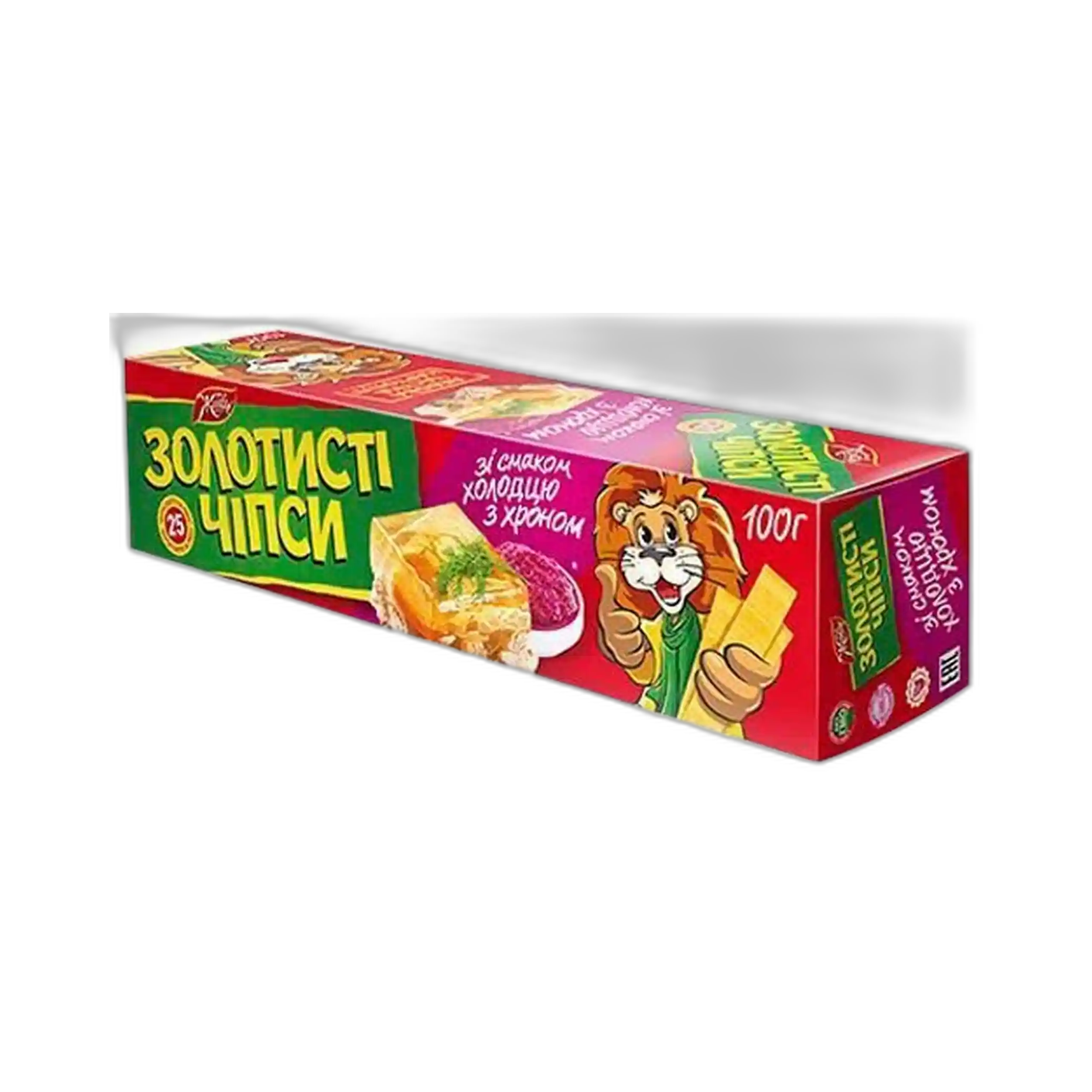 Jaivir Chipsy „Zlatavé“ s příchutí sulcu s křenem, 100 g/24ks