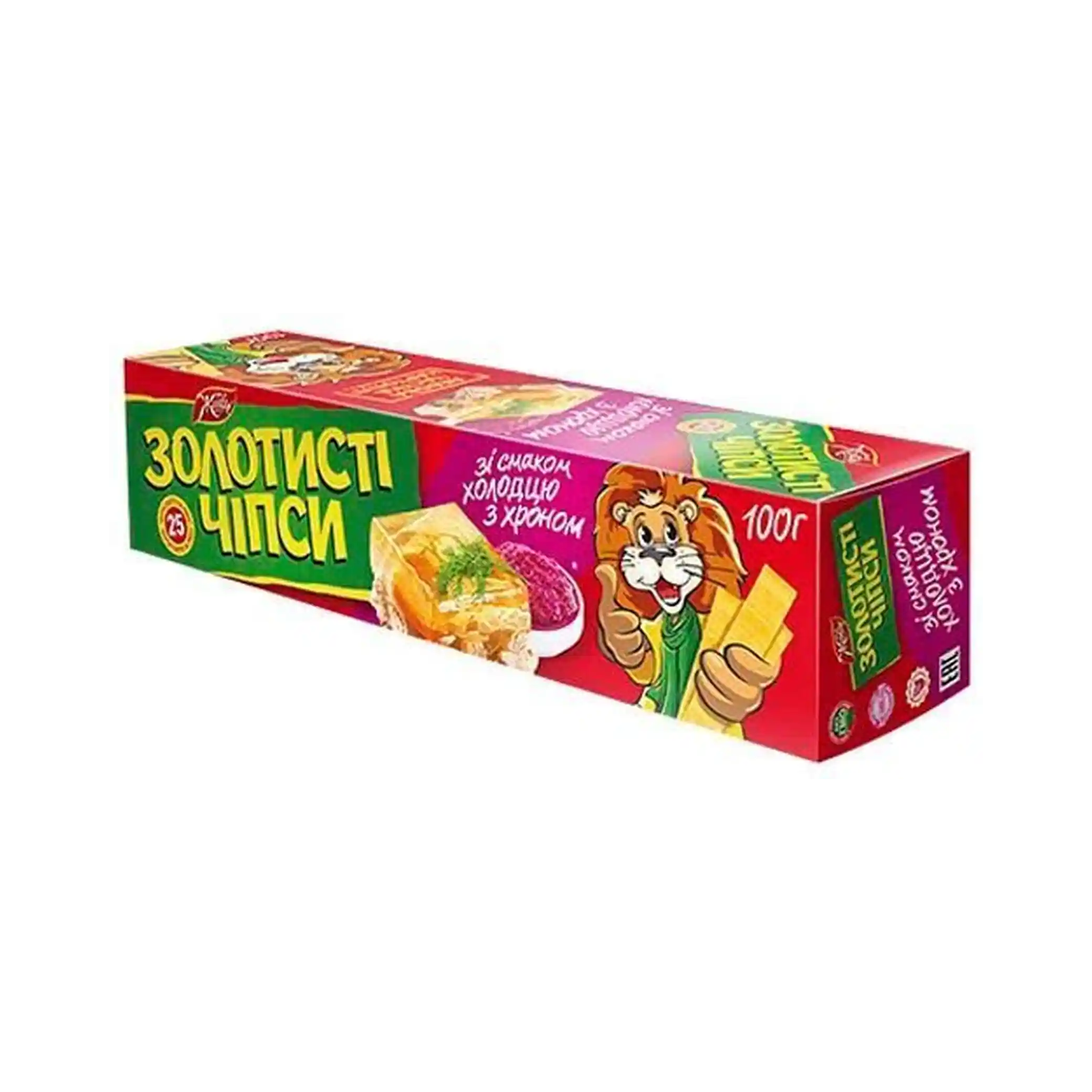 Jaivir Chipsy „Zlatavé“ s příchutí sulcu s křenem, 100 g/24ks