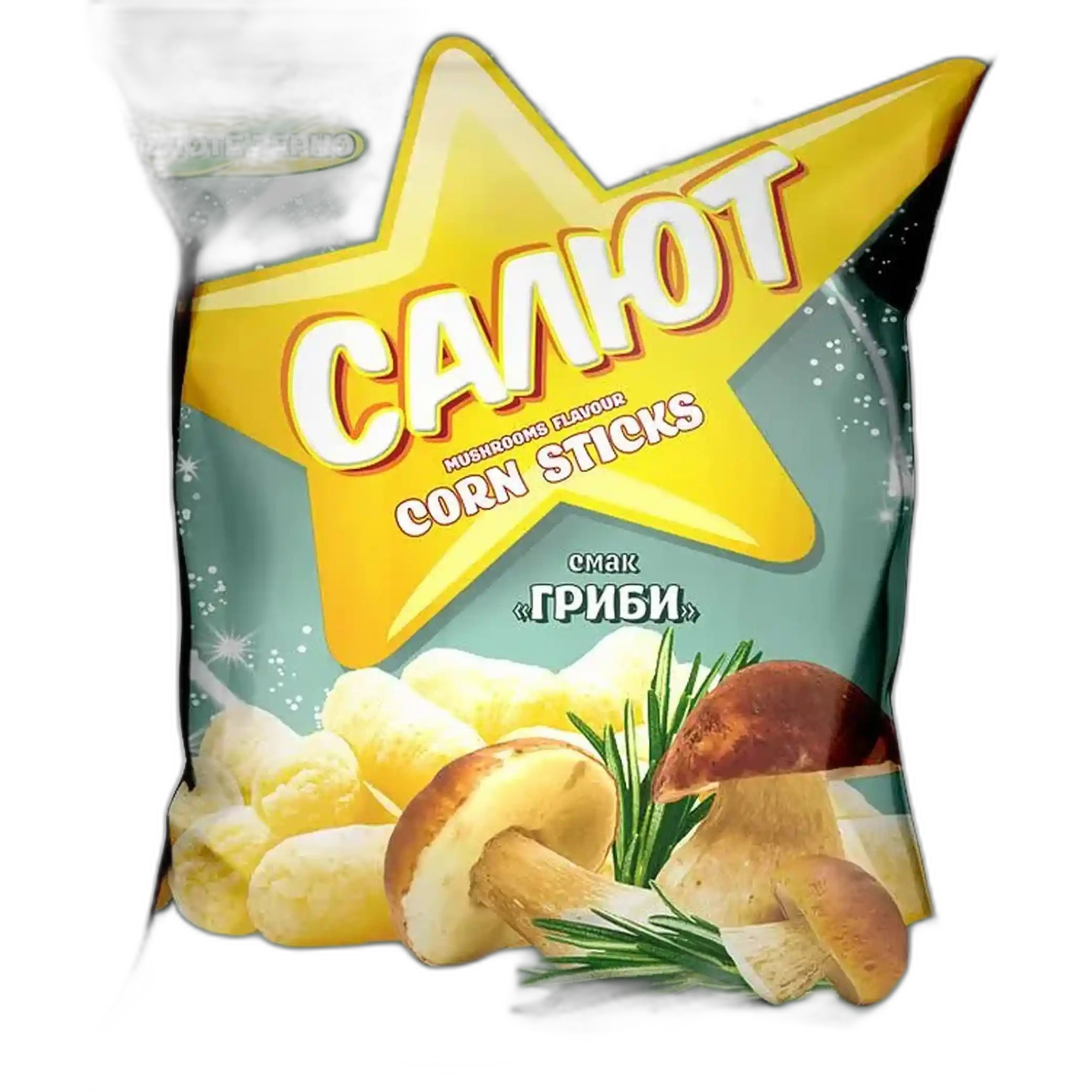 ZZ Kukuřičné křupky "Salut" s příchutí hub, 45g/30ks