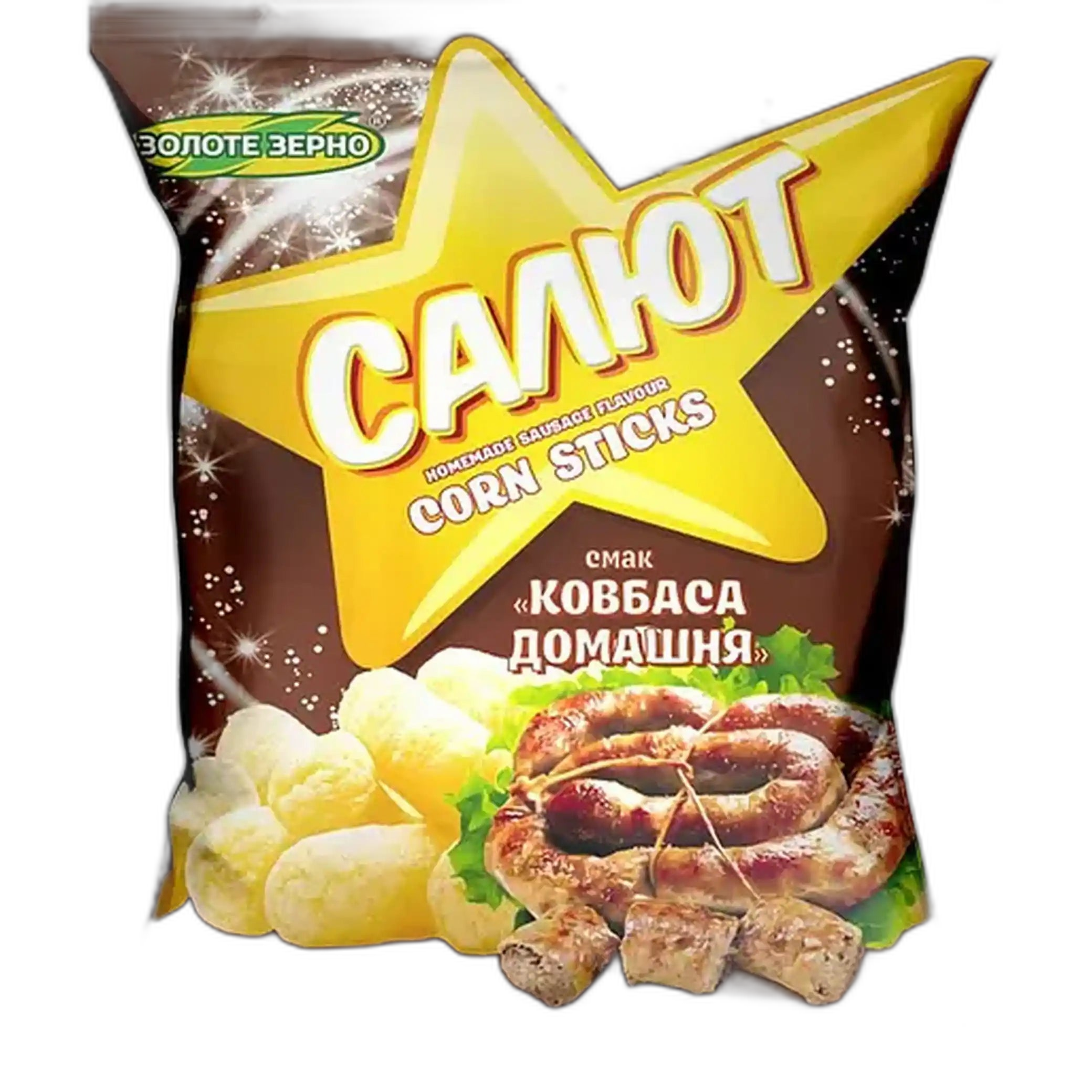 ZZ Kukuřičné křupky "Salut" s příchutí domácí klobásy, 45g/30ks