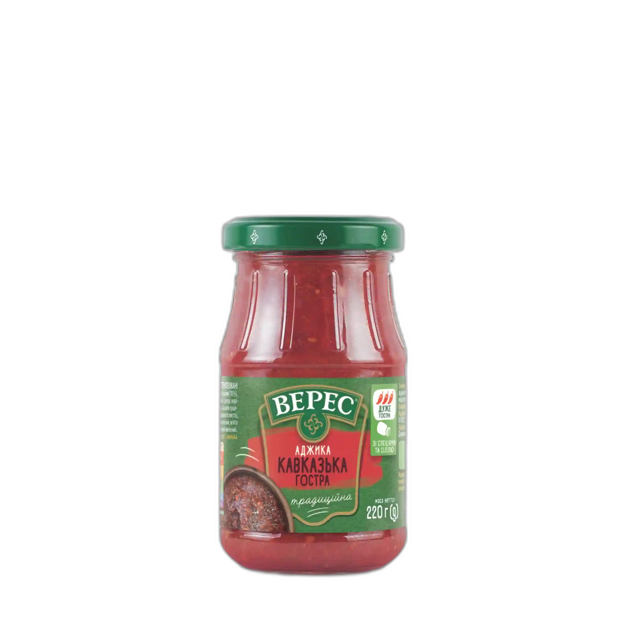 TM Veres  Adžika Kavkazská pálivá, 220 g/ 20ks