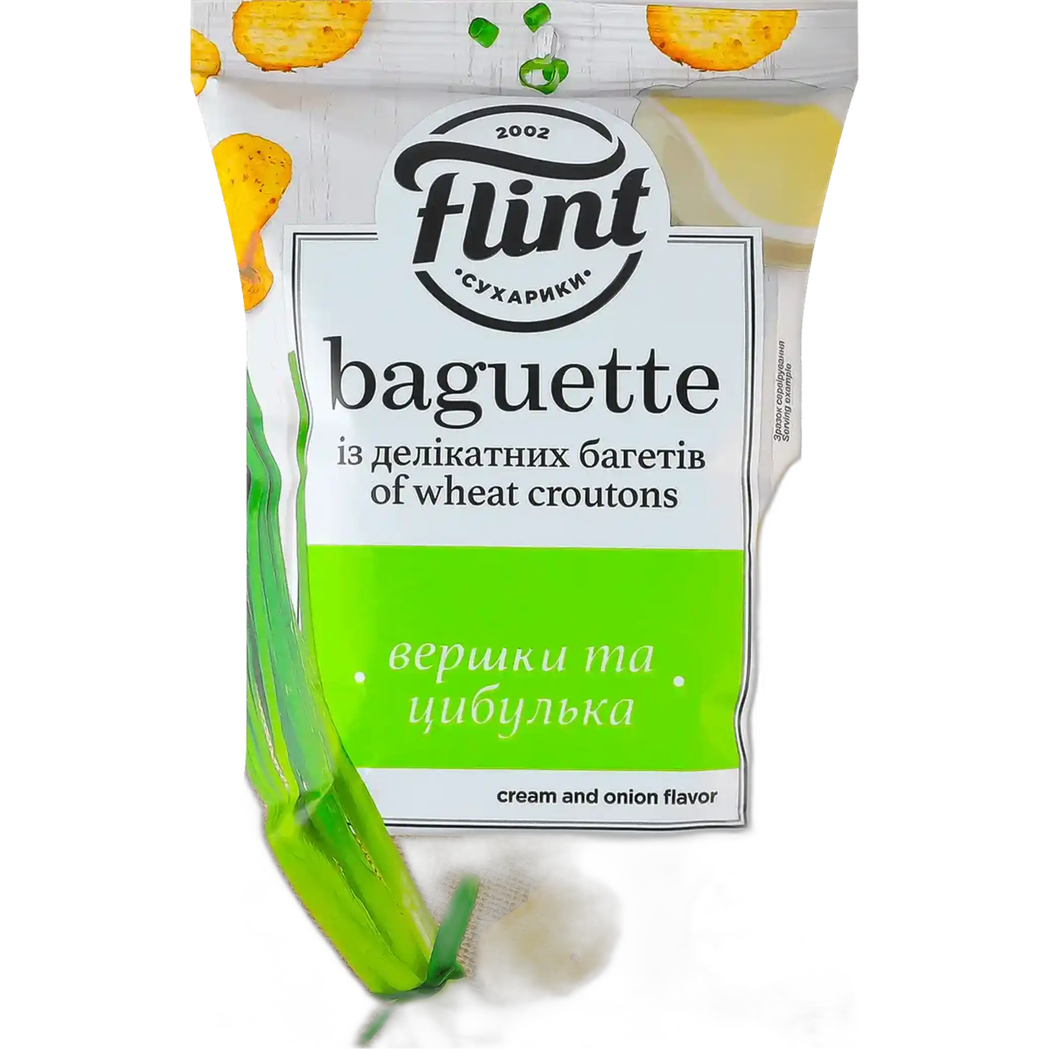 Flint Baguette Suchariky s příchutí smetany a cibule, 60g /48 ks