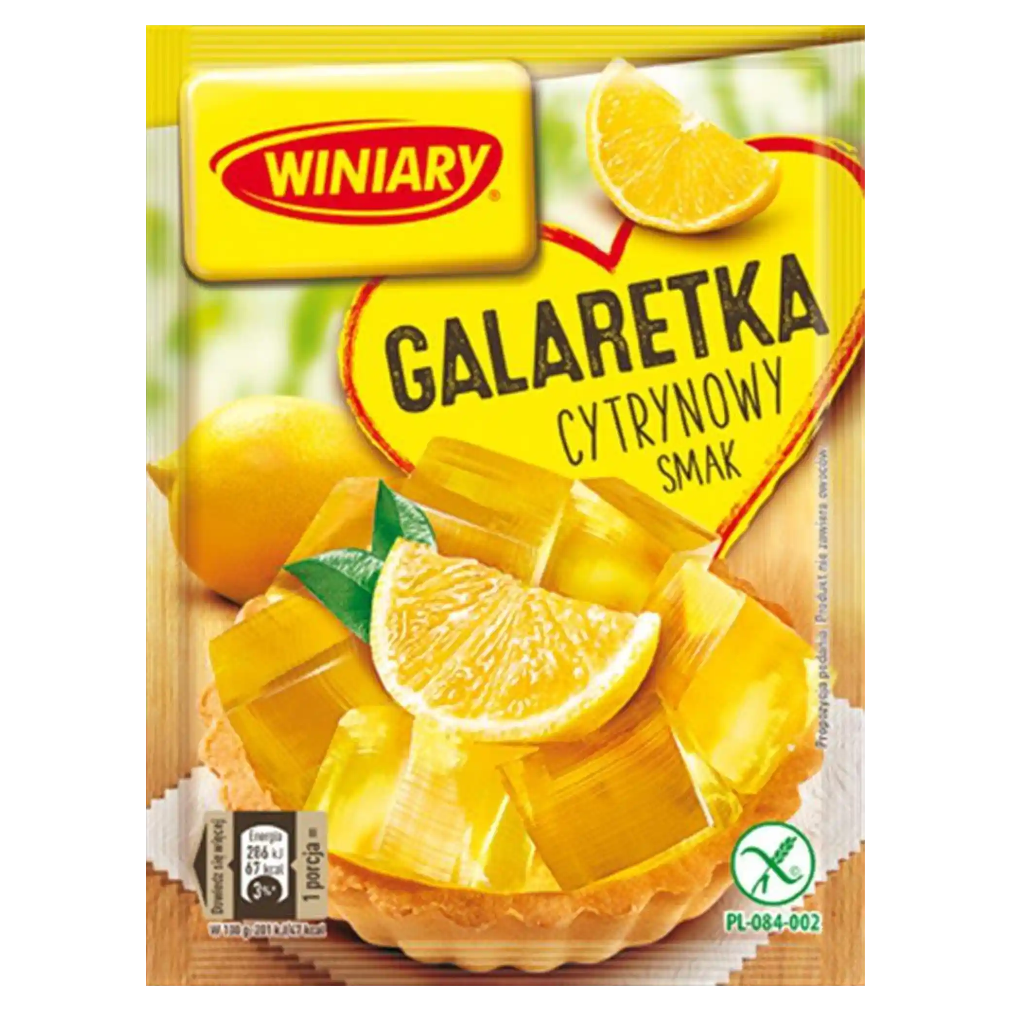 Winiary Želé s příchutí citronu, 71g/22ks