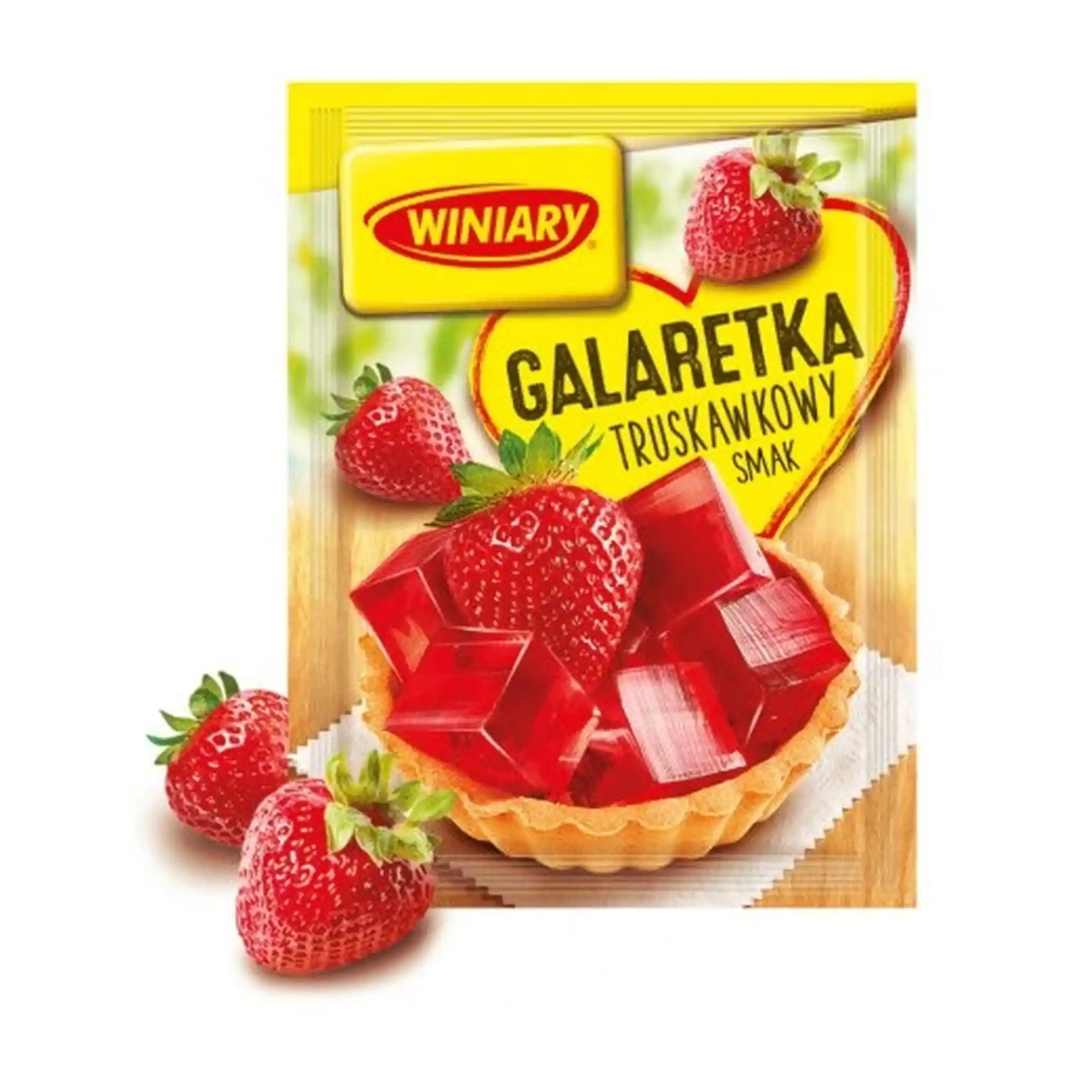 Winiary Želé s příchutí jahody, 71g/22ks