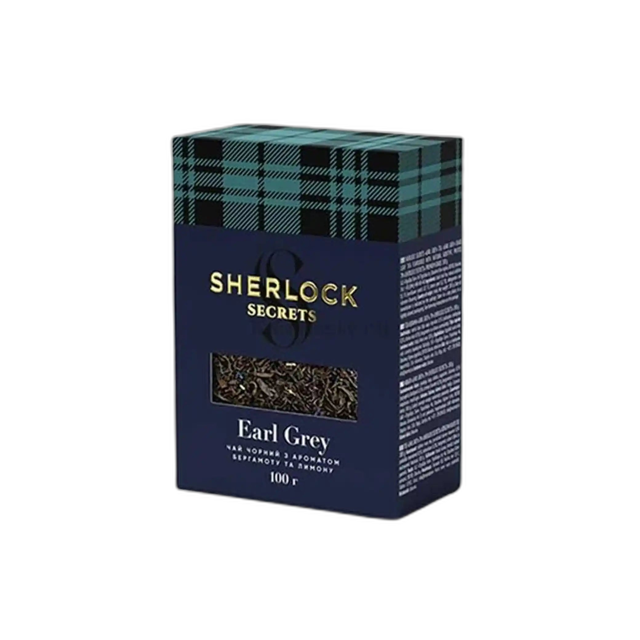 Sherlock Secrets Černý čaj „Earl Grey“ s bergamotem 100 g/ 14 ks