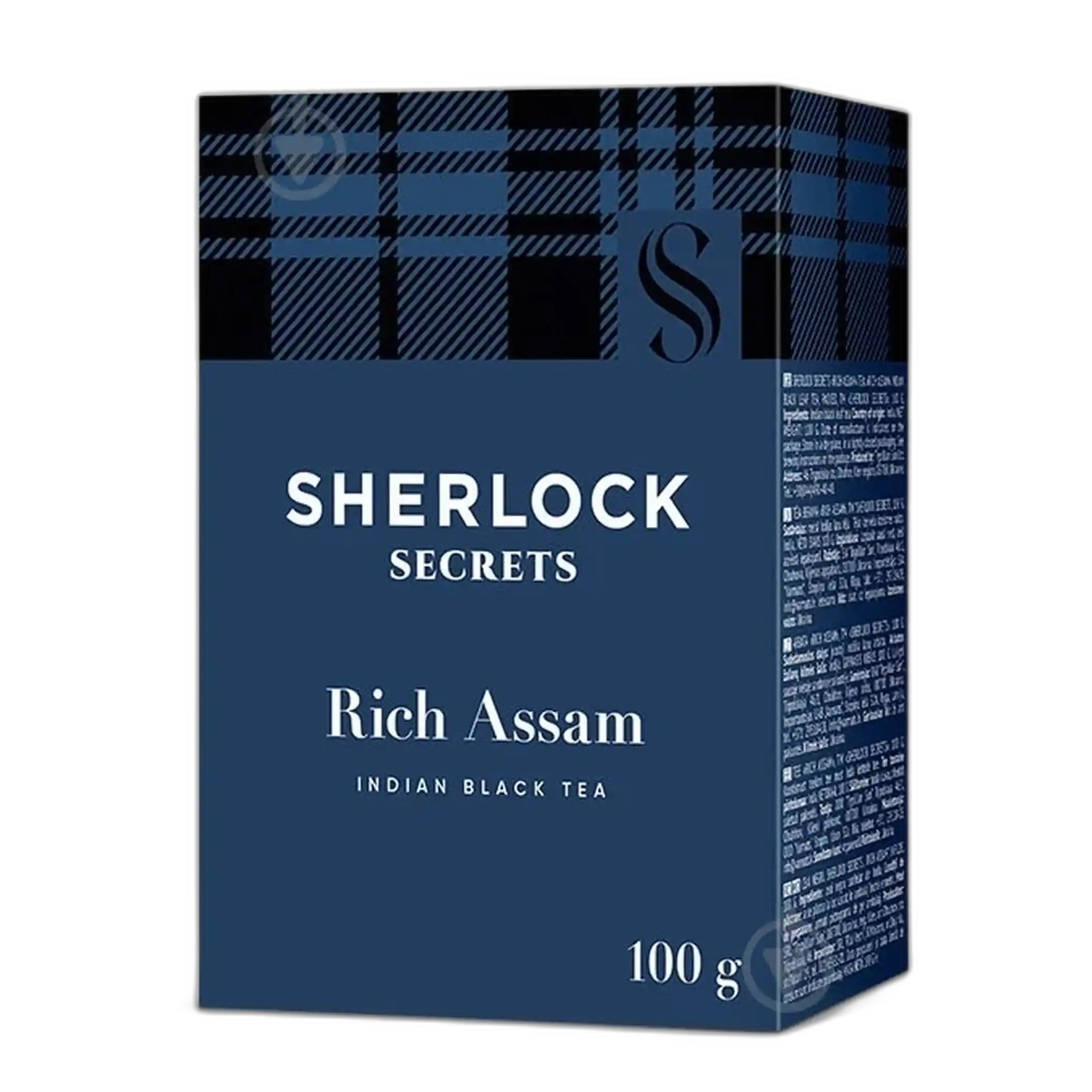 Sherlock Secrets Černý čaj indický „Rich Assam“ 100 g/ 14 ks