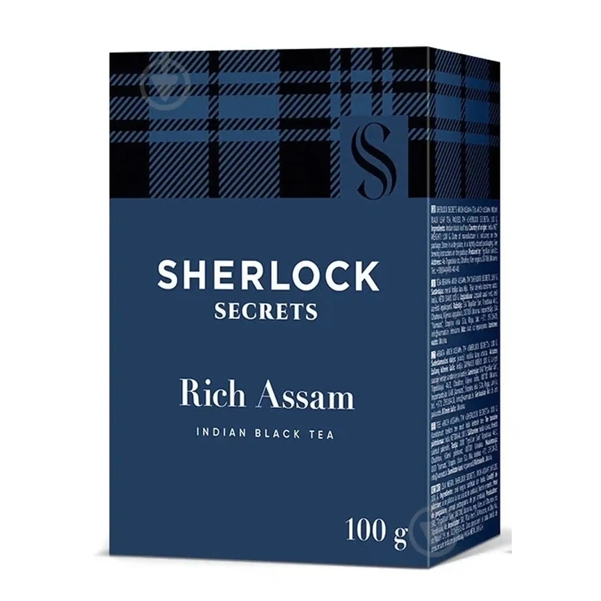Sherlock Secrets Černý čaj indický „Rich Assam“ 100 g/ 14 ks