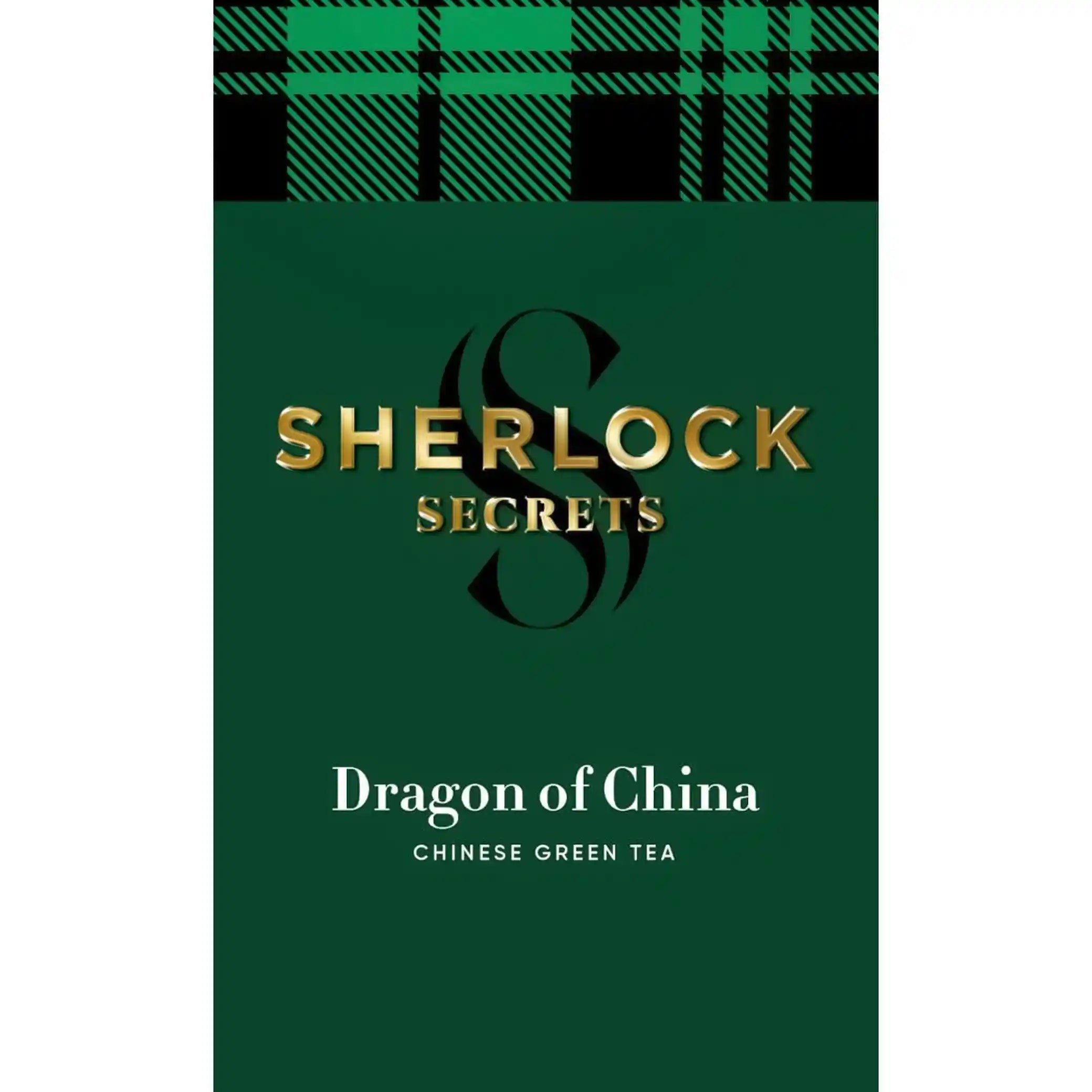 Sherlock Secrets „Dragon of China“ , zelený čínský jemně mletý čaj, 22 × 1,8 g/ 12 ks